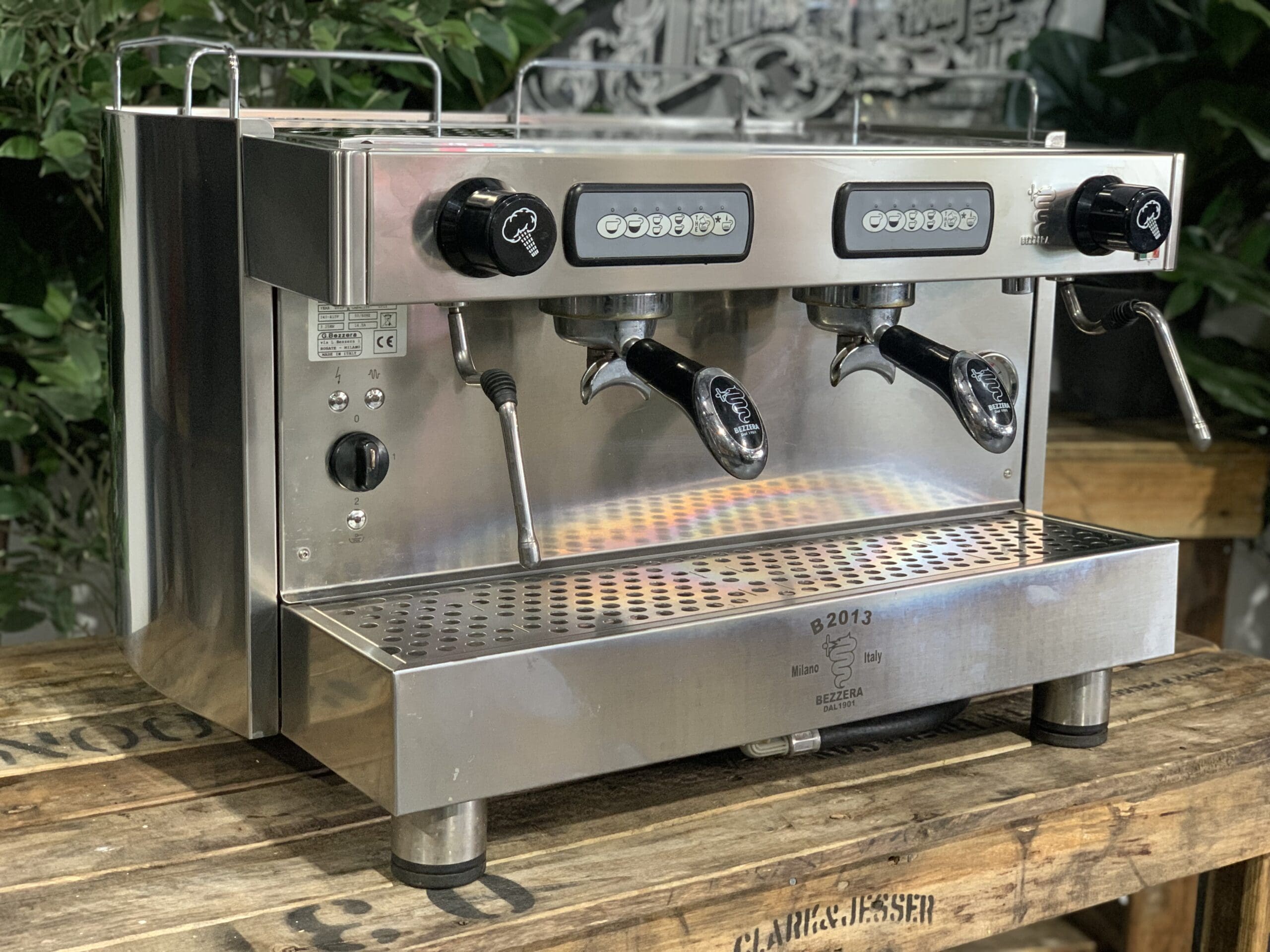 Bezzera B2013 2 Group Stainless Steel Espresso Coffee Machine - Used
