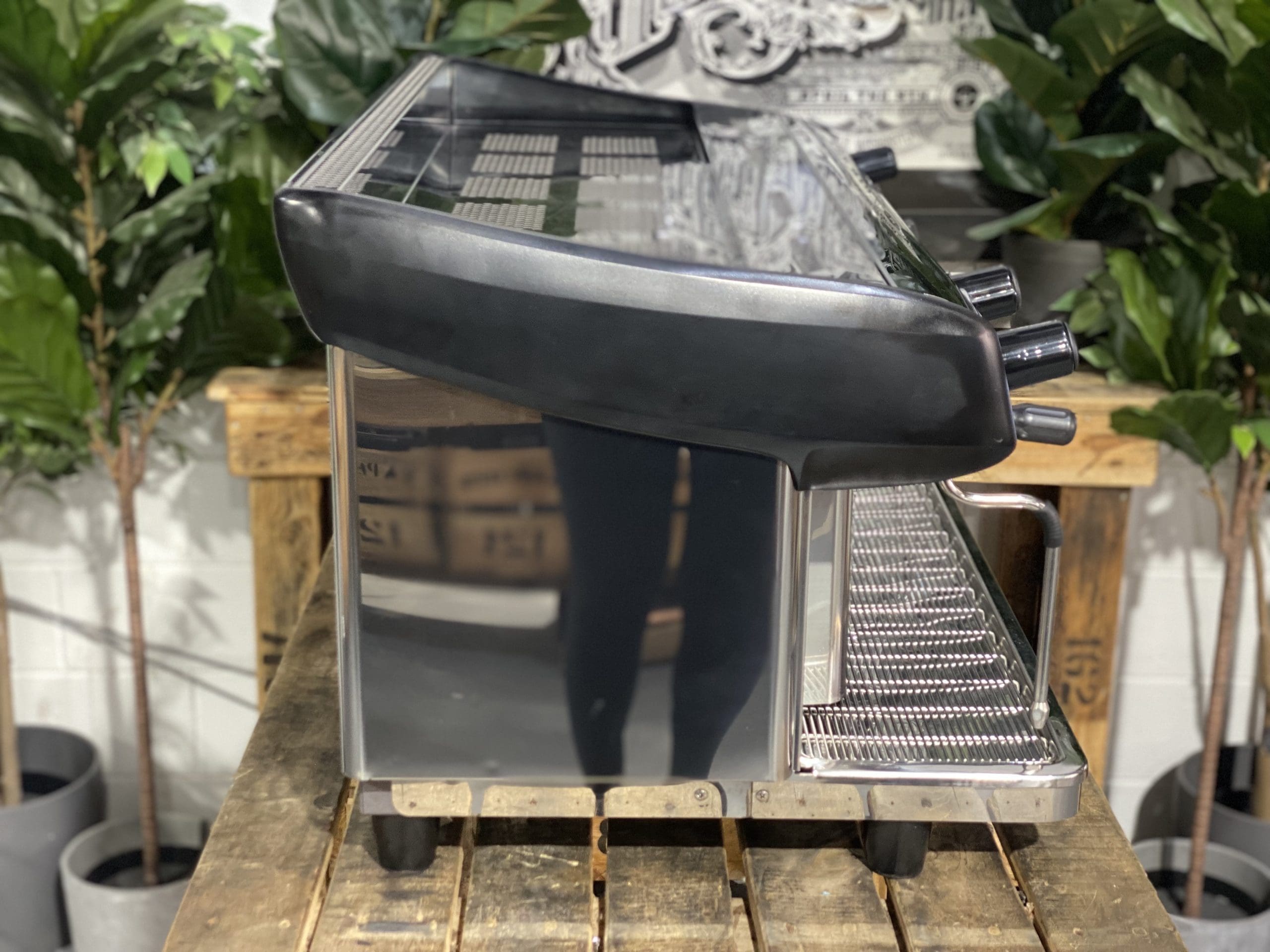 Expobar MegaCrem High Cup 3 Group Stainless & Black Espresso Coffee Machine - Used