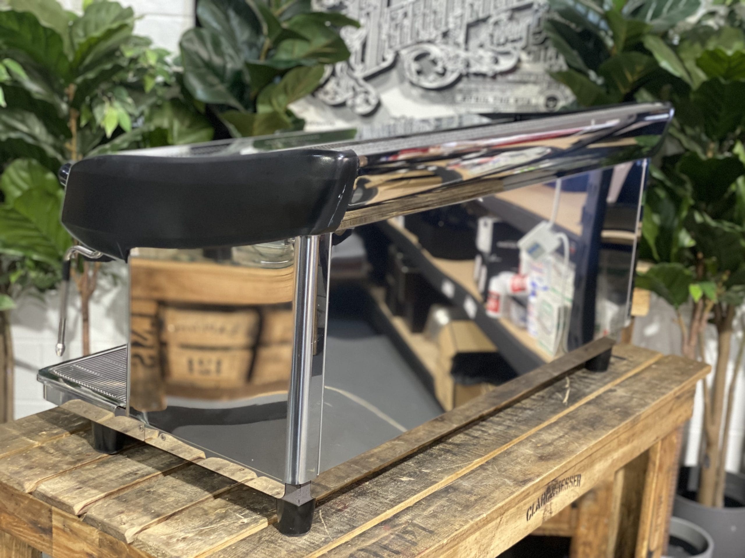 Expobar MegaCrem High Cup 3 Group Stainless & Black Espresso Coffee Machine - Used