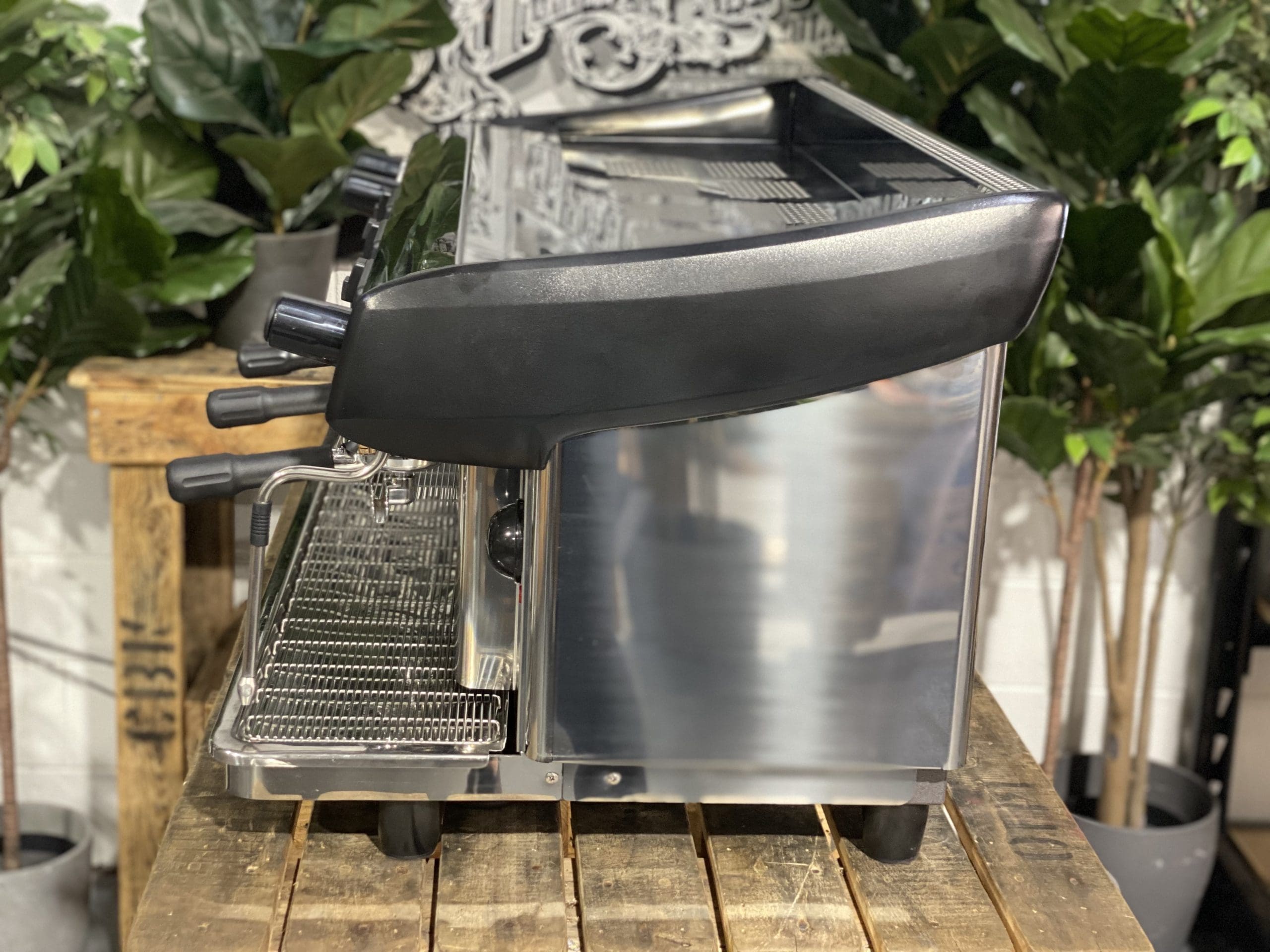 Expobar MegaCrem High Cup 3 Group Stainless & Black Espresso Coffee Machine - Used