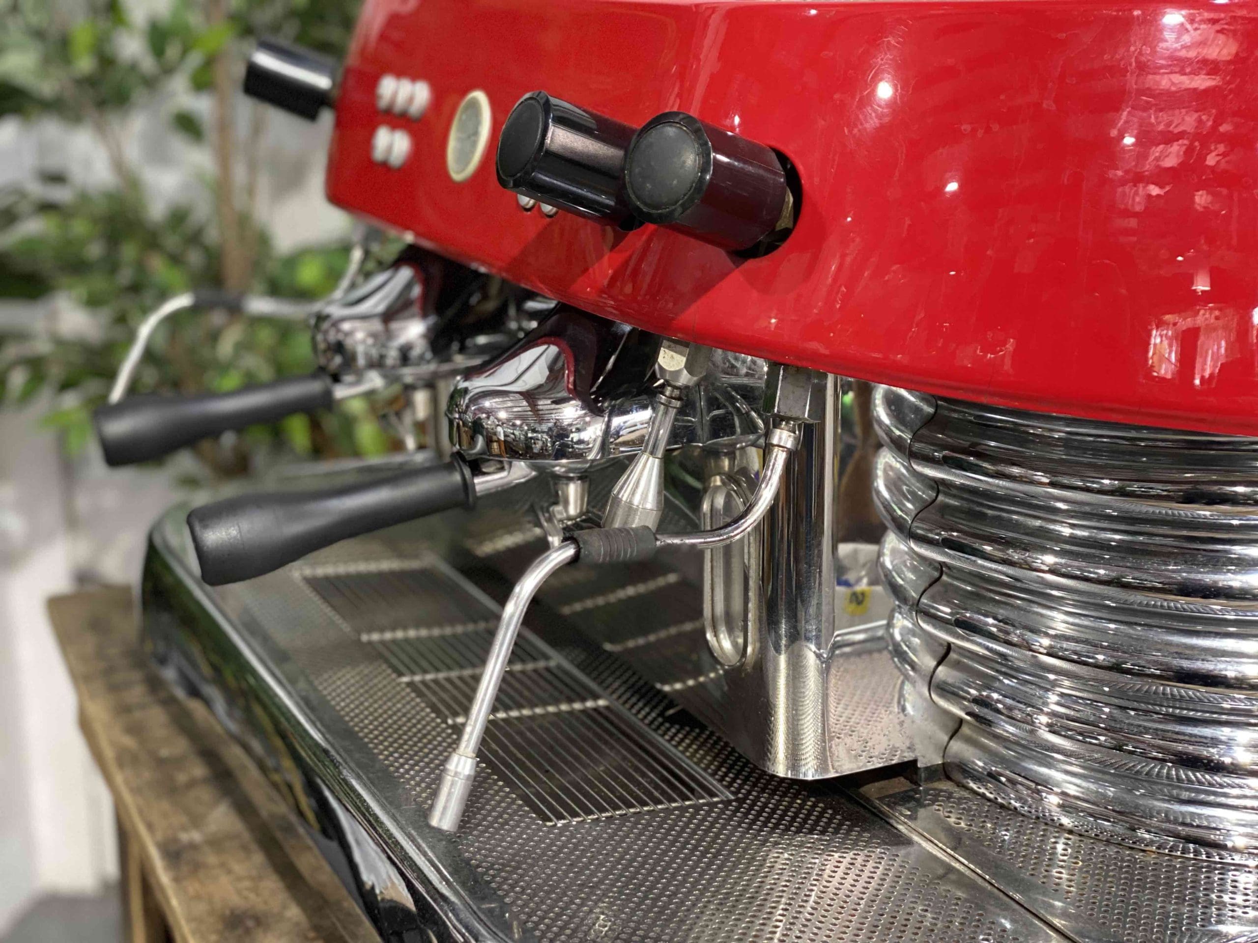 Brasilia Excelsior 2 Group Red Espresso Coffee Machine - Used