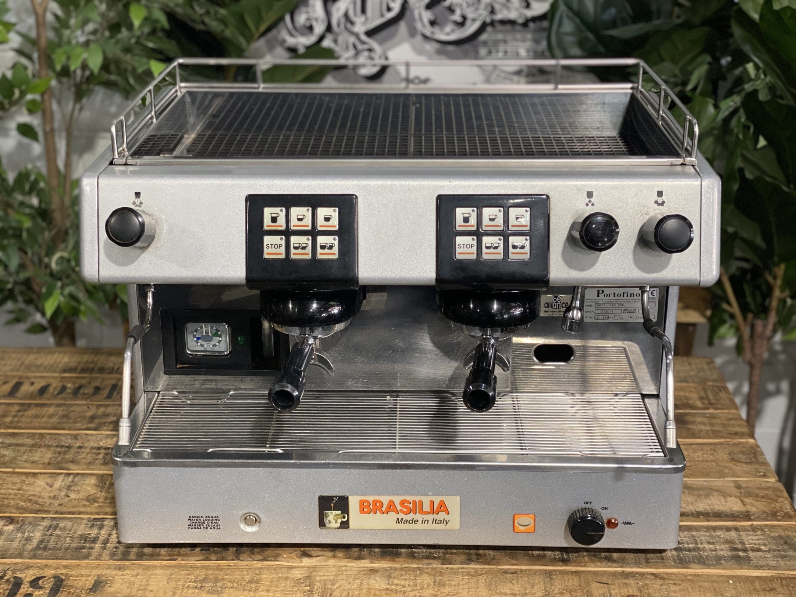 Brasilia REST Digit 2 Group Grey Espresso Coffee Machine - Used
