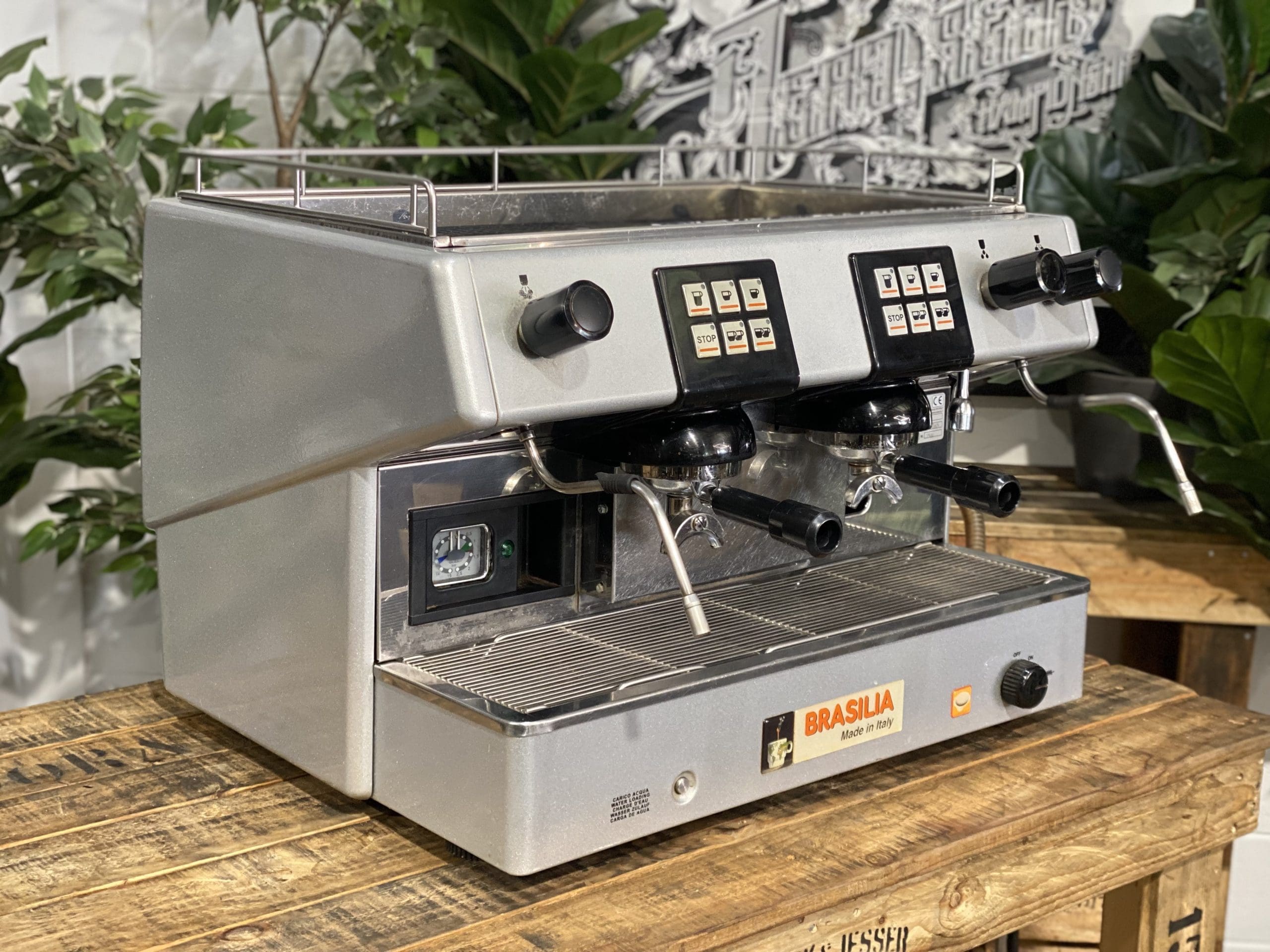 Brasilia REST Digit 2 Group Grey Espresso Coffee Machine - Used