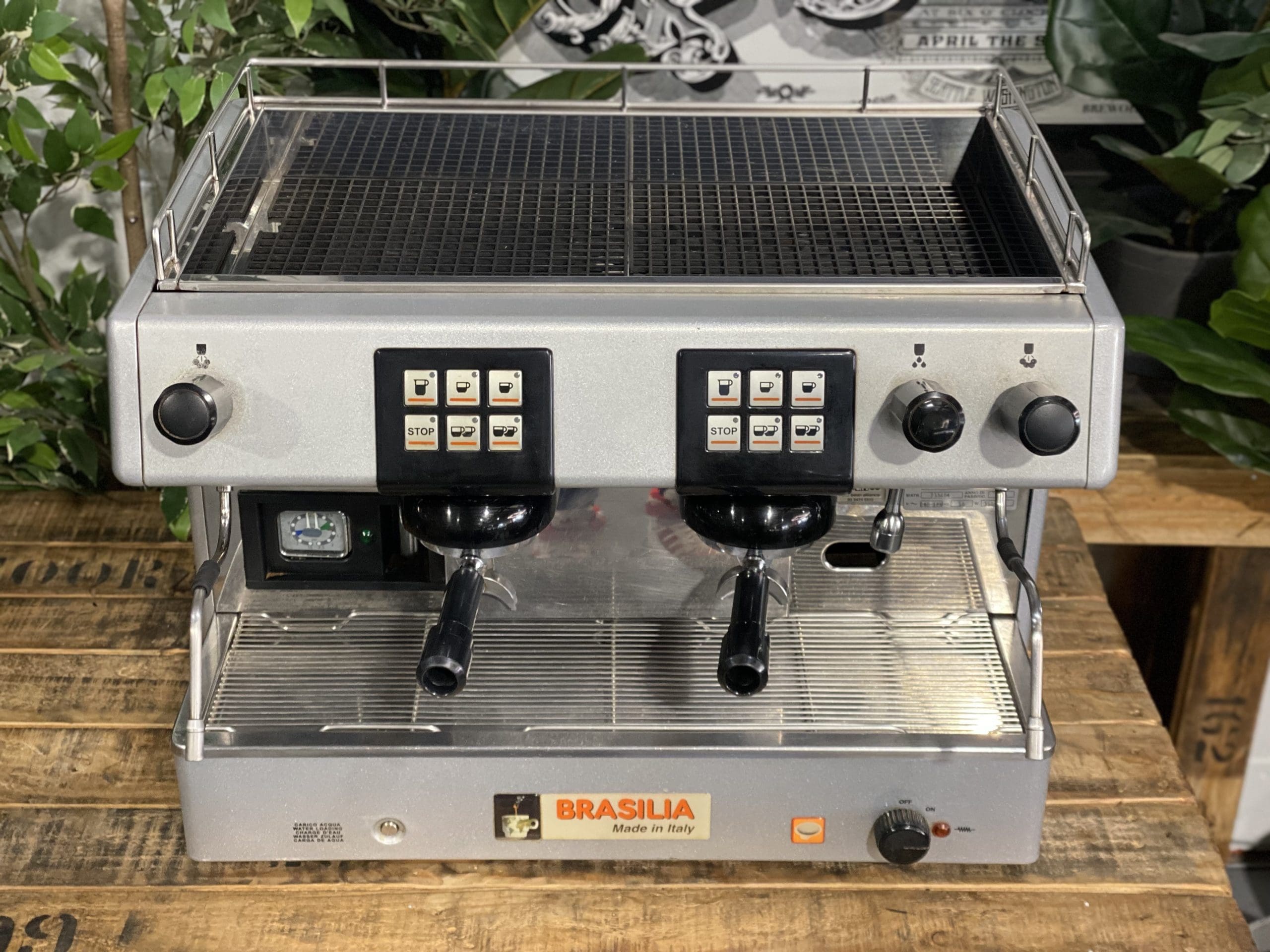 Brasilia REST Digit 2 Group Grey Espresso Coffee Machine - Used