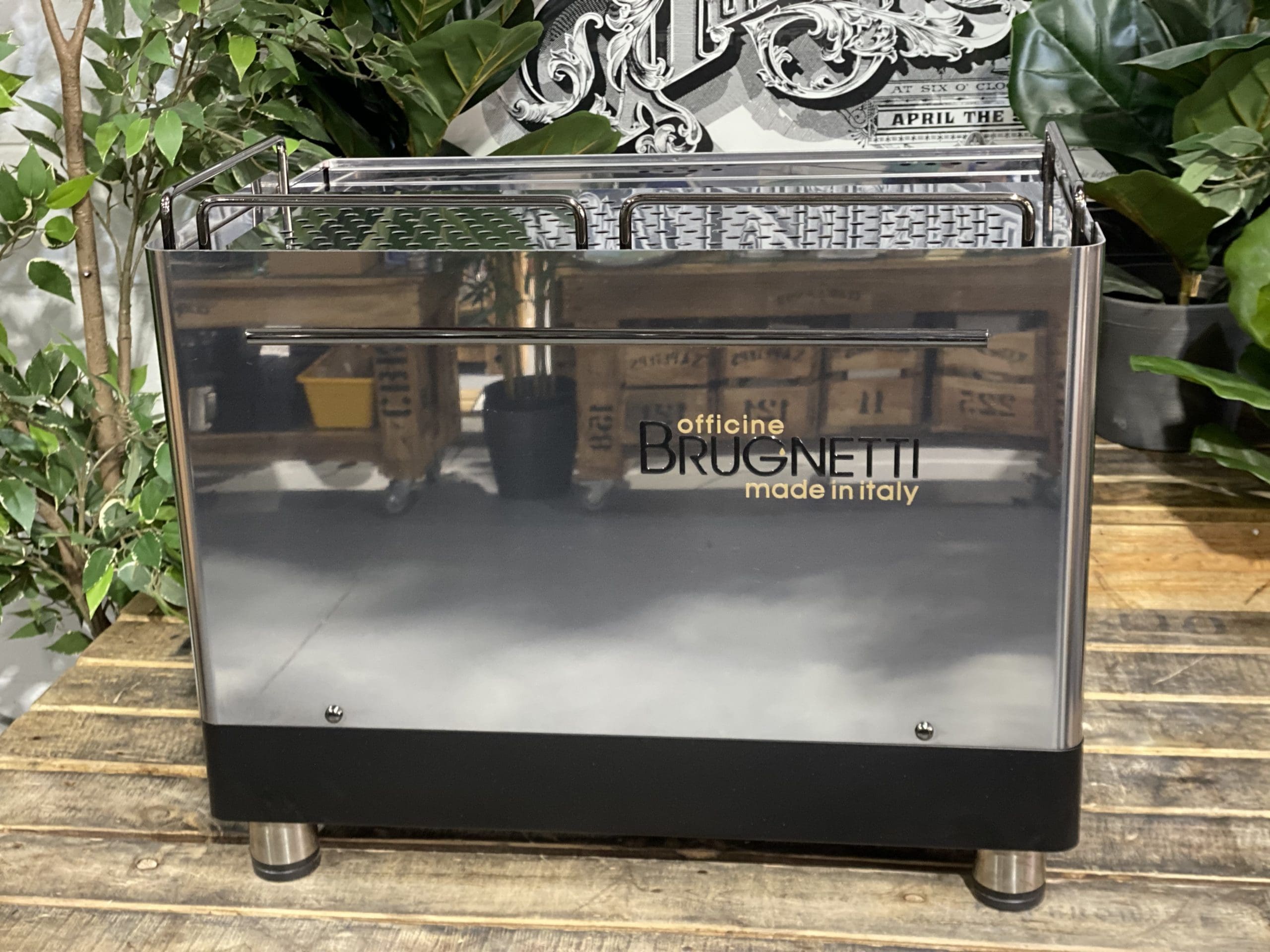 Brugnetti Gamma 2 Group Stainless Espresso Coffee Machine - Used