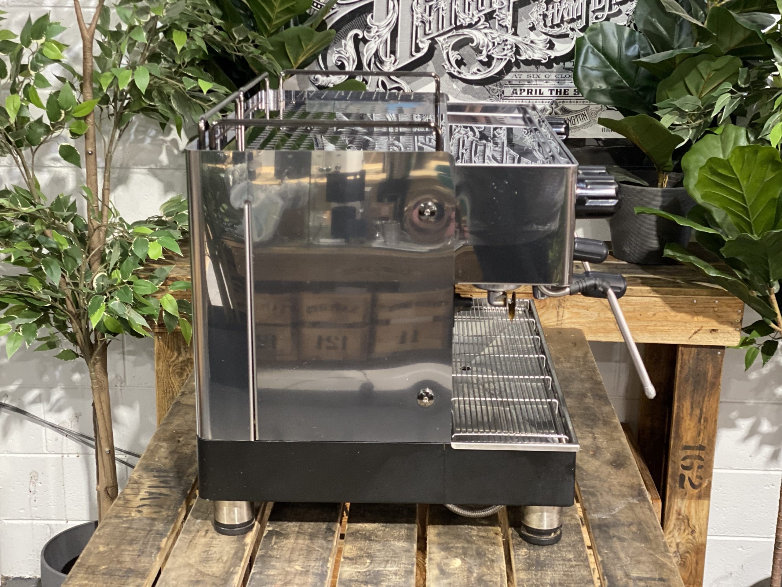 Brugnetti Gamma 2 Group Stainless Espresso Coffee Machine - Used