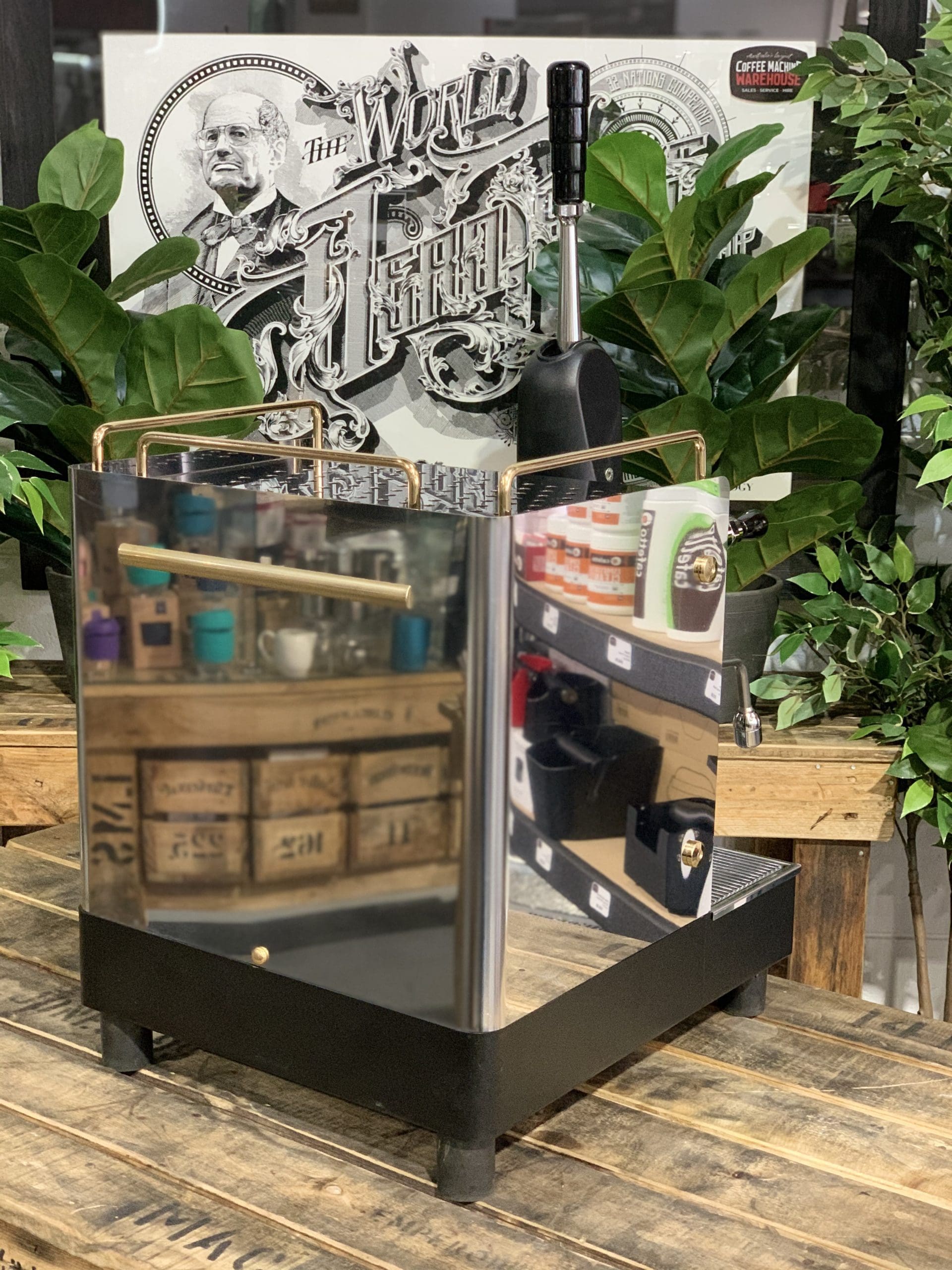 Brugnetti Lever 1 Group Espresso Coffee Machine - Used