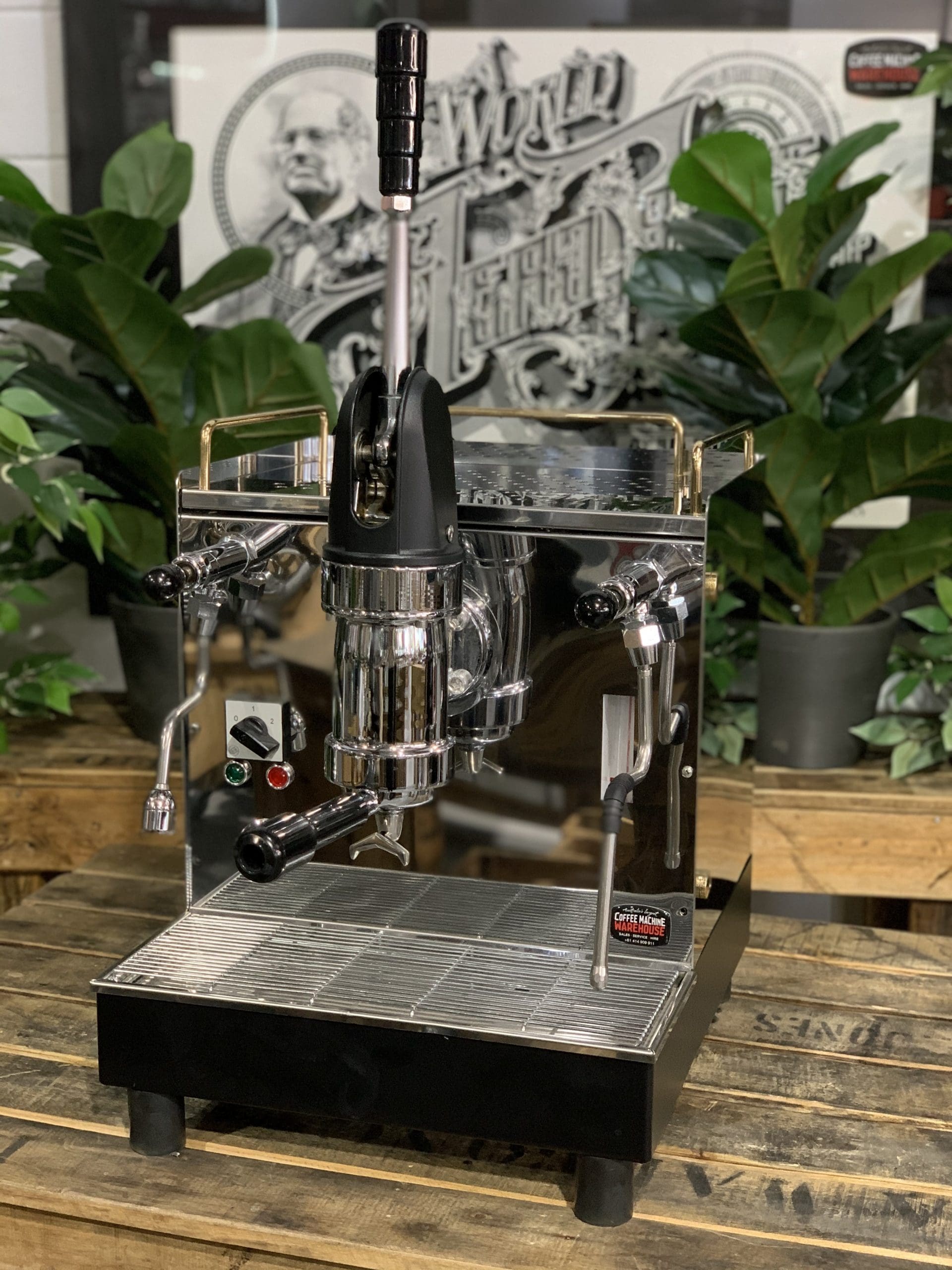 Brugnetti Lever 1 Group Espresso Coffee Machine - Used