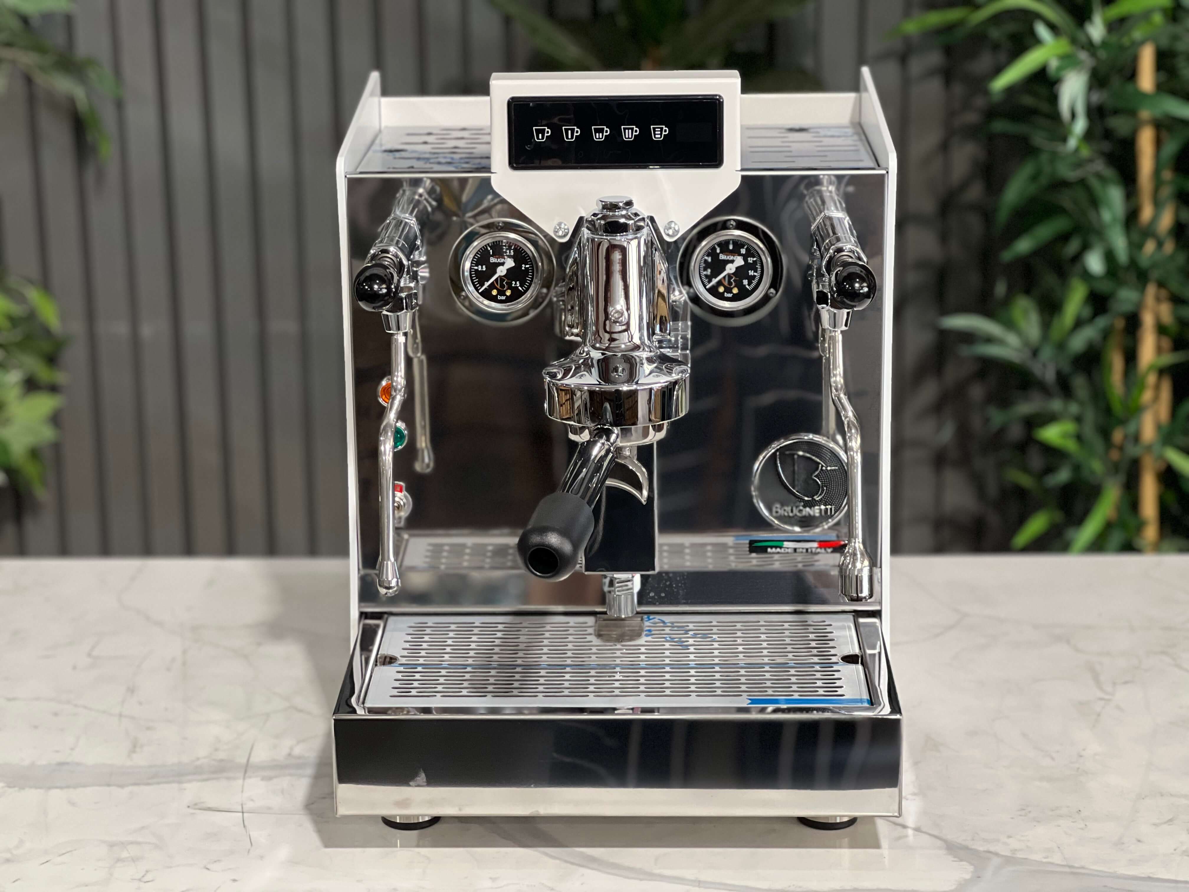 Brugnetti Giulietta Av 1 Group Espresso Coffee Machine Brand New White