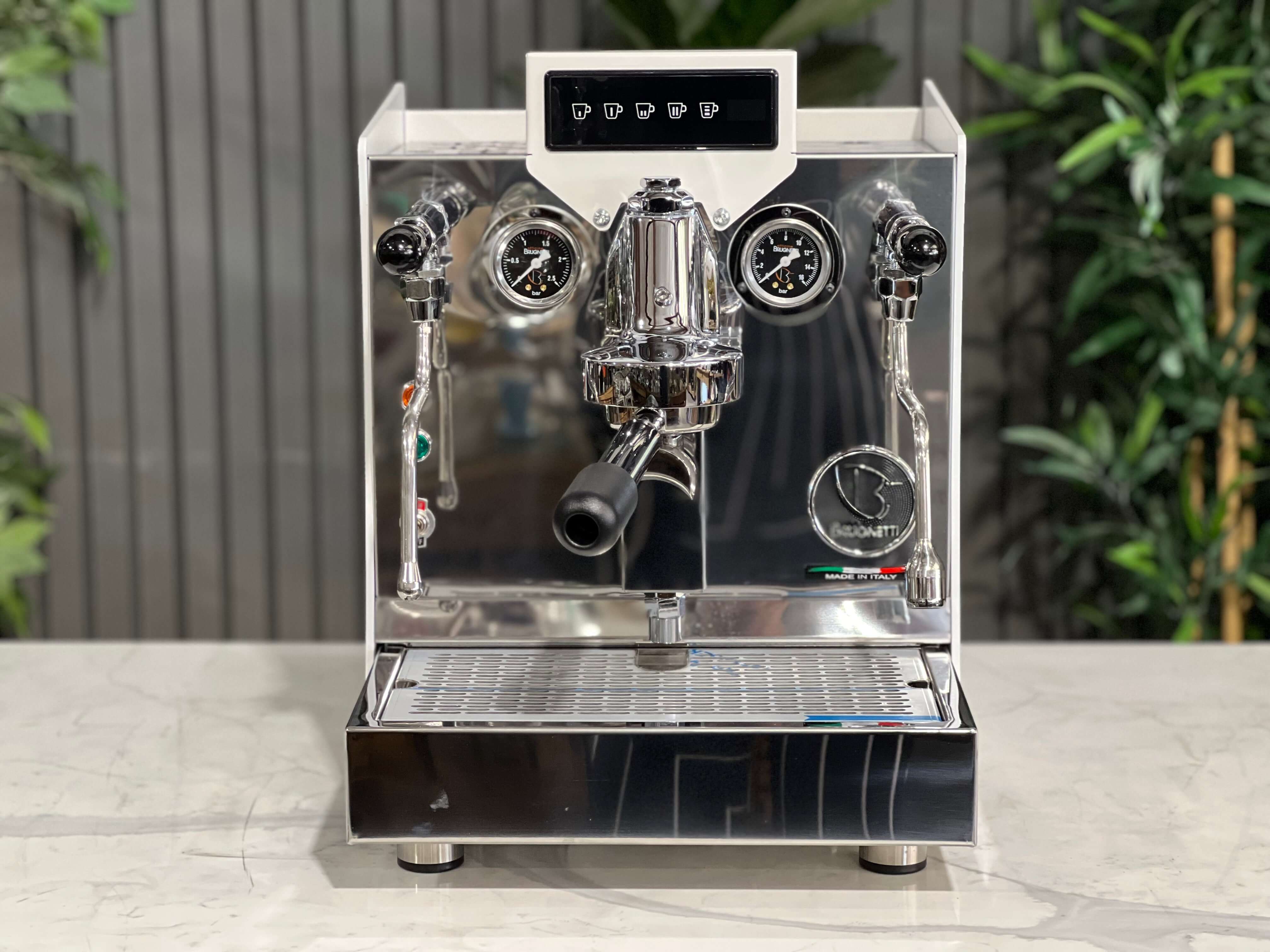 Brugnetti Giulietta Av 1 Group Espresso Coffee Machine Brand New White