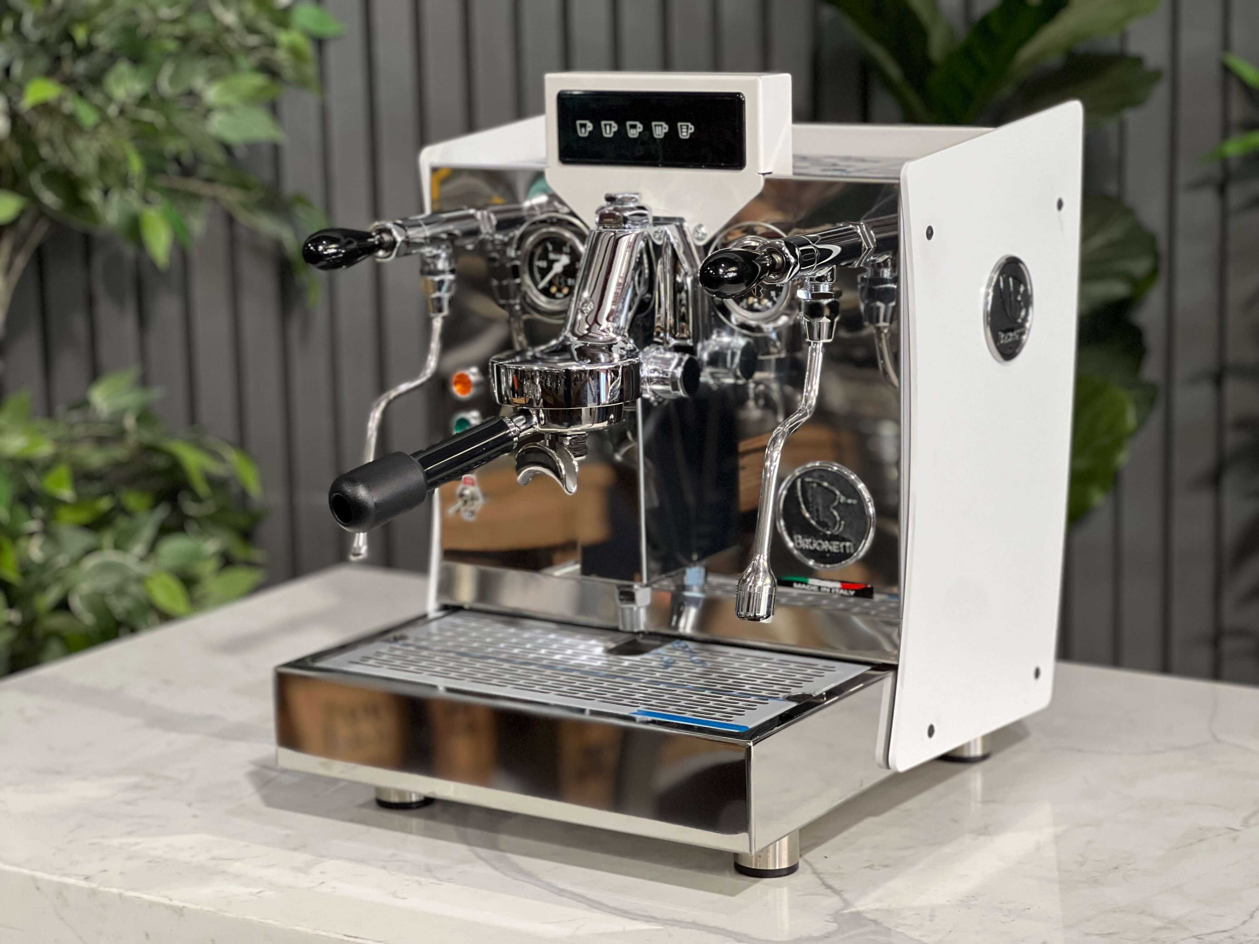 Brugnetti Giulietta Av 1 Group Espresso Coffee Machine Brand New White