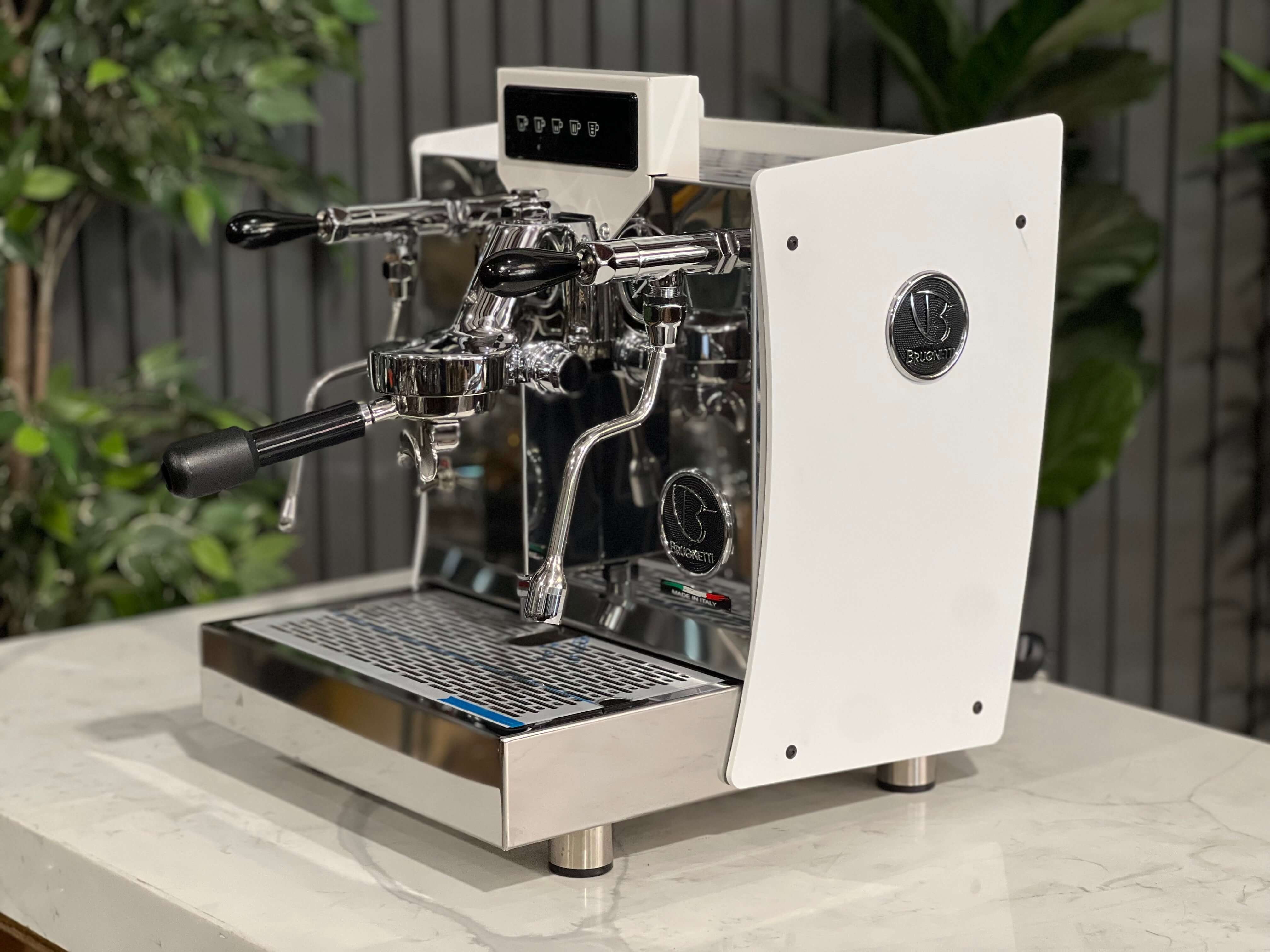 Brugnetti Giulietta Av 1 Group Espresso Coffee Machine Brand New White