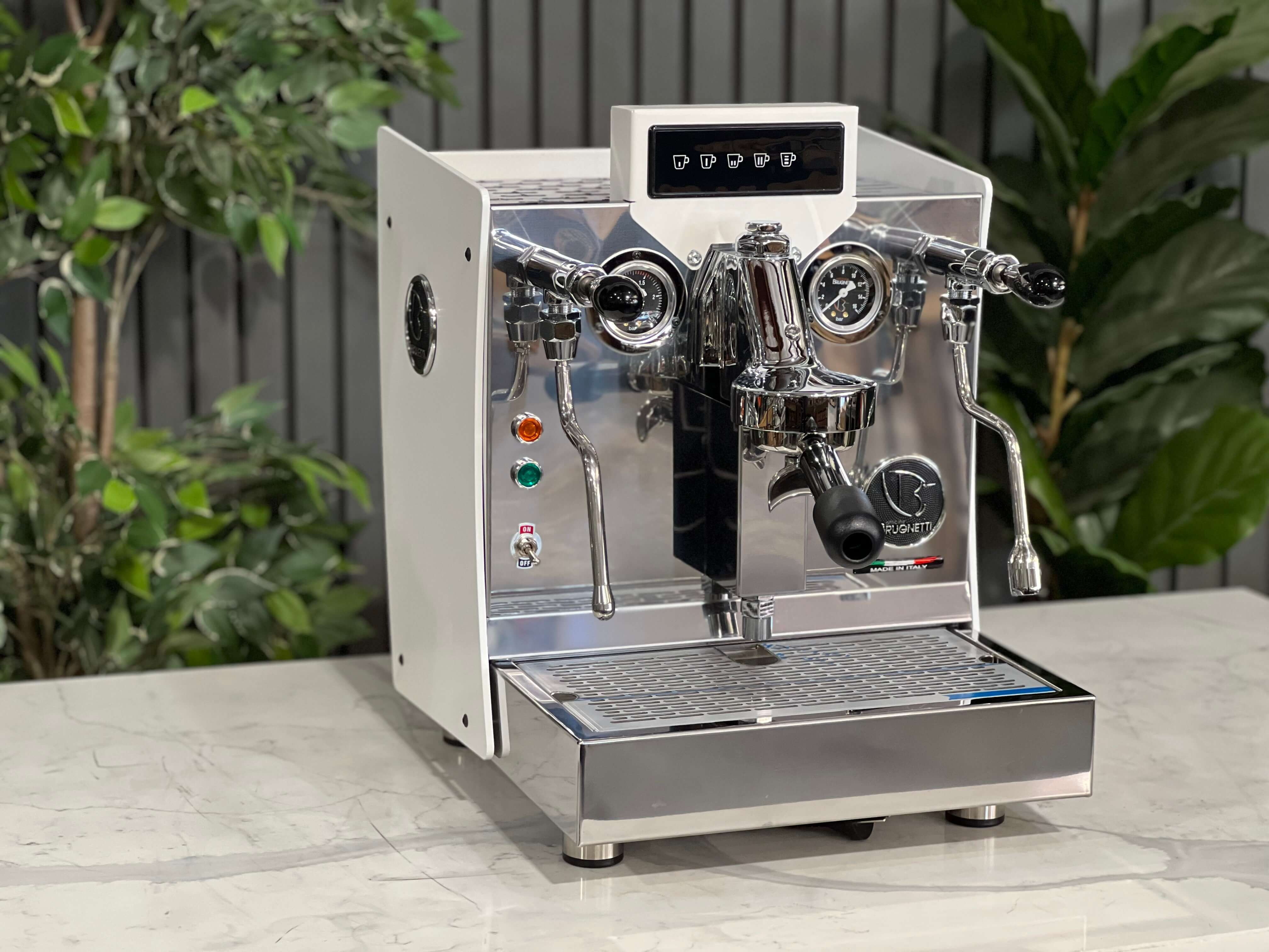 Brugnetti Giulietta Av 1 Group Espresso Coffee Machine Brand New White