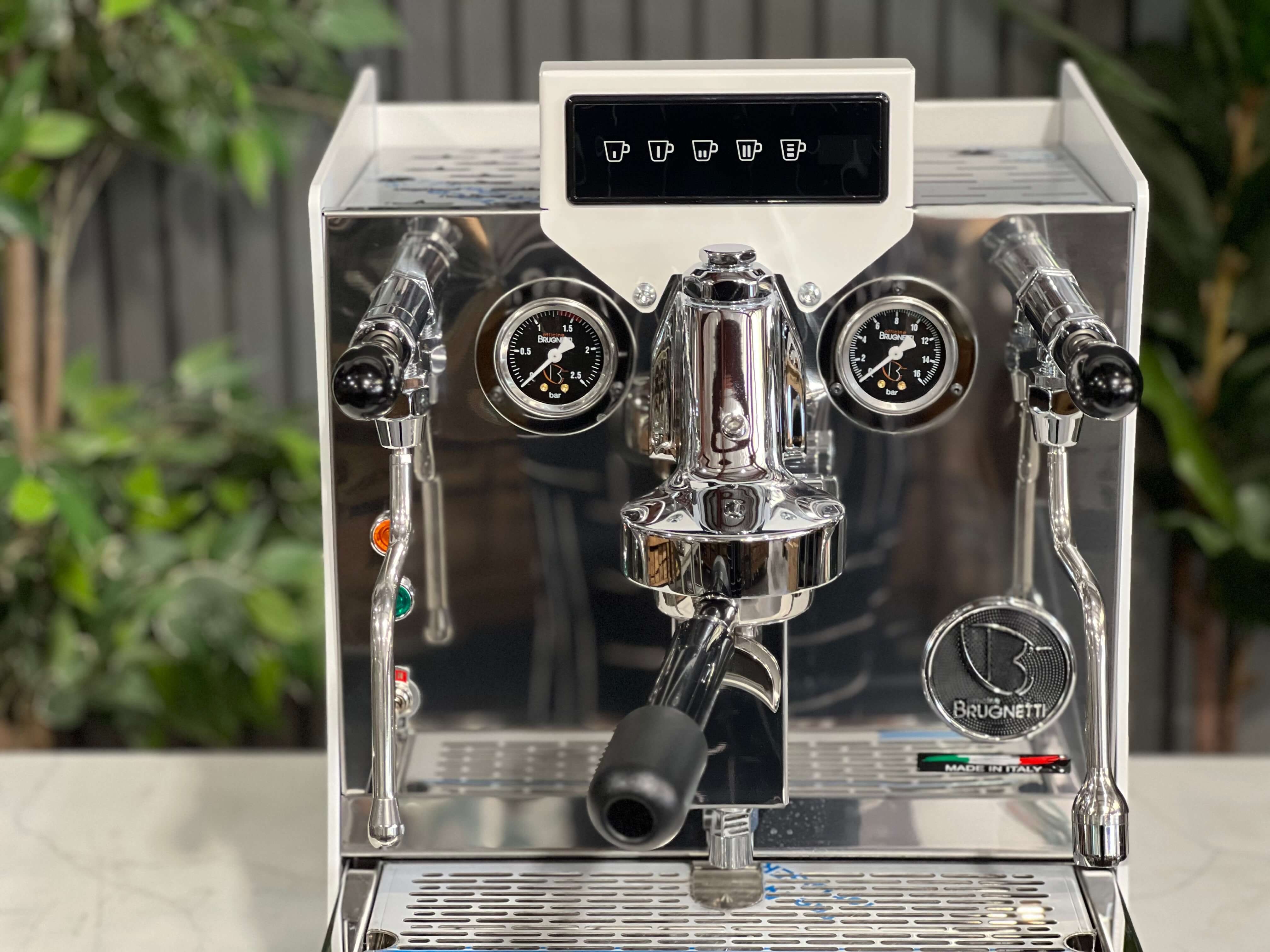 Brugnetti Giulietta Av 1 Group Espresso Coffee Machine Brand New White