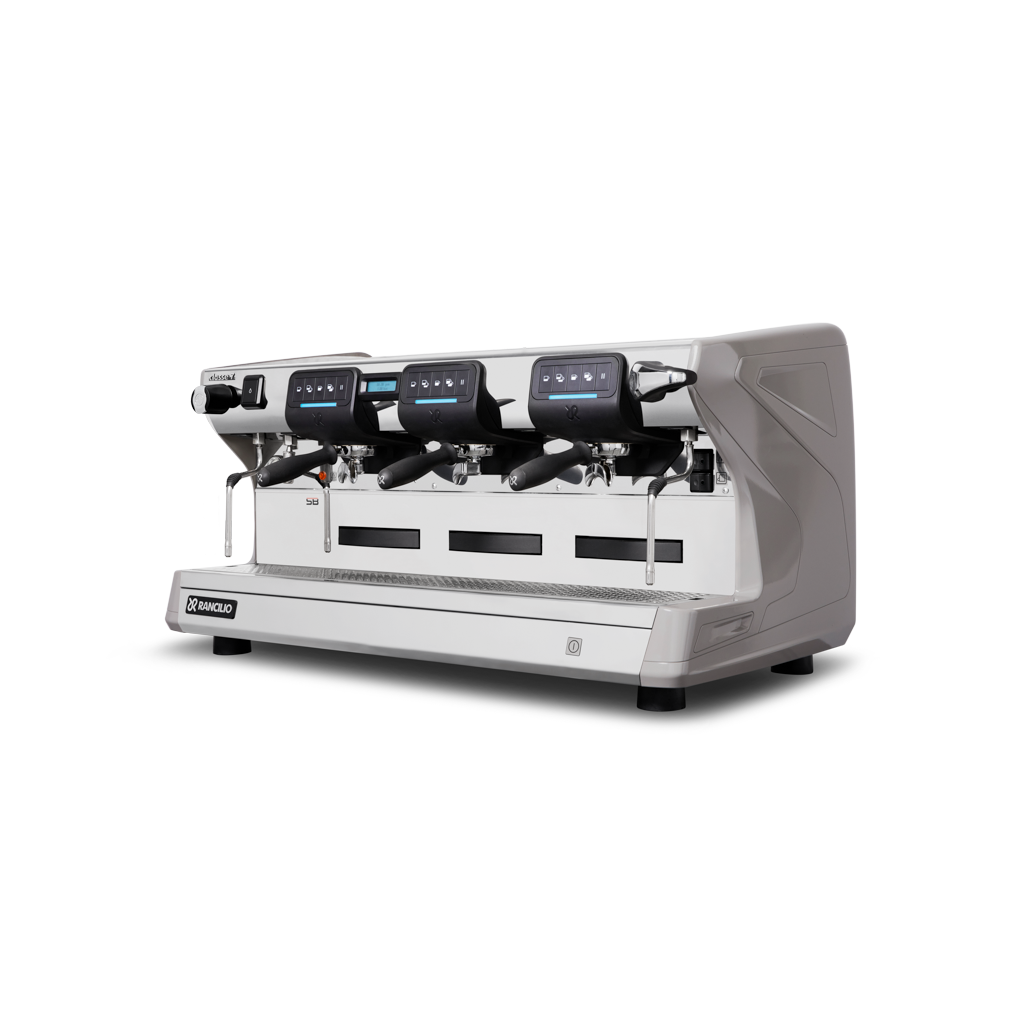 Rancilio Classe 7 USB Tall 3 Group Coffee Machine Stone Grey - New