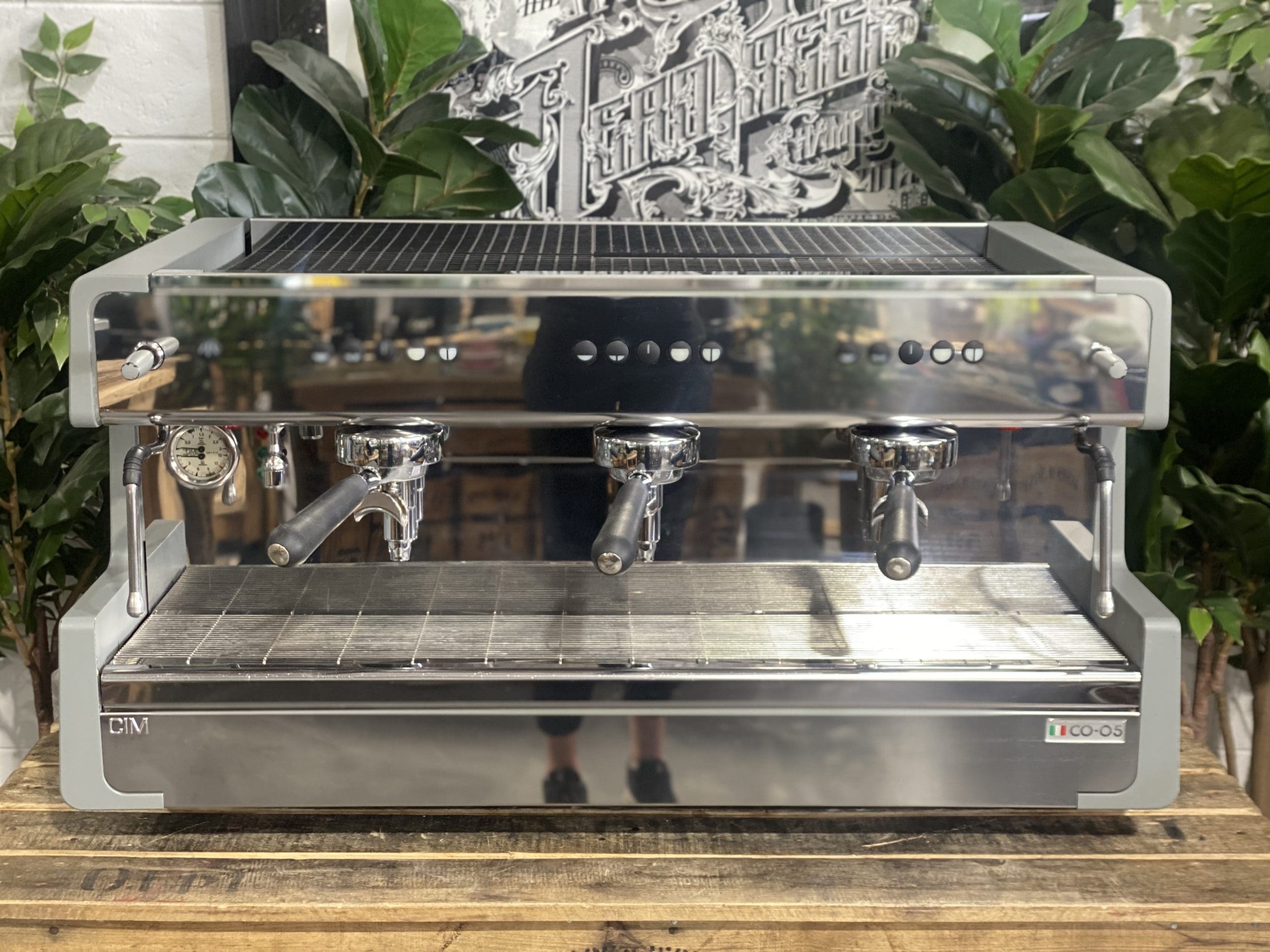 CIME CO-05 3 Group Grey Espresso Coffee Machine - Used