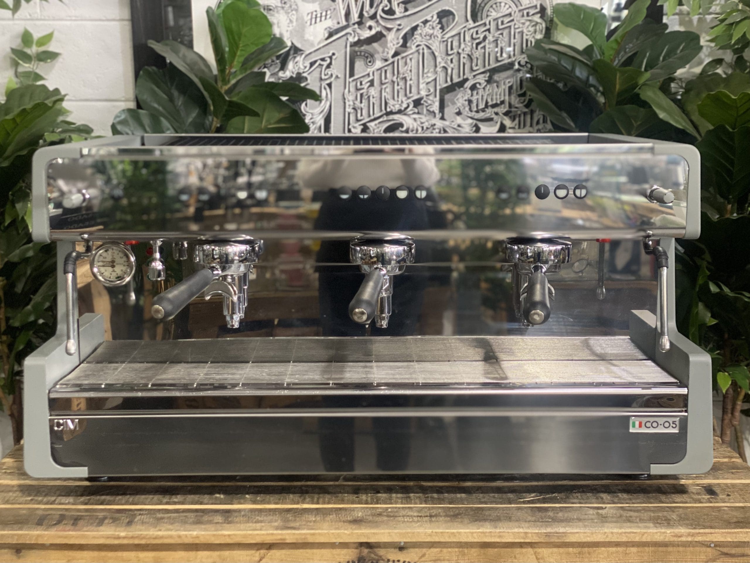 CIME CO-05 3 Group Grey Espresso Coffee Machine - Used