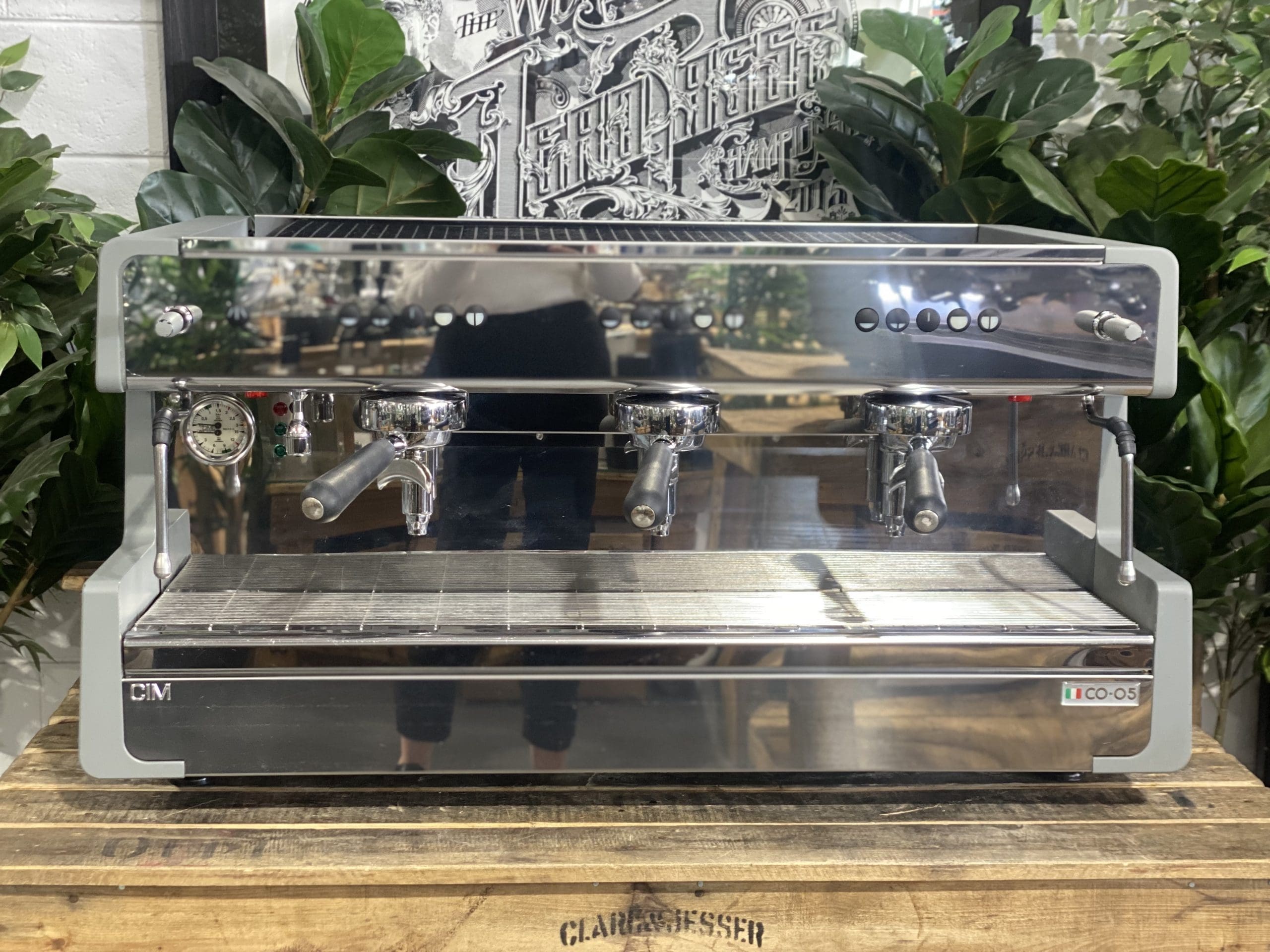 CIME CO-05 3 Group Grey Espresso Coffee Machine - Used