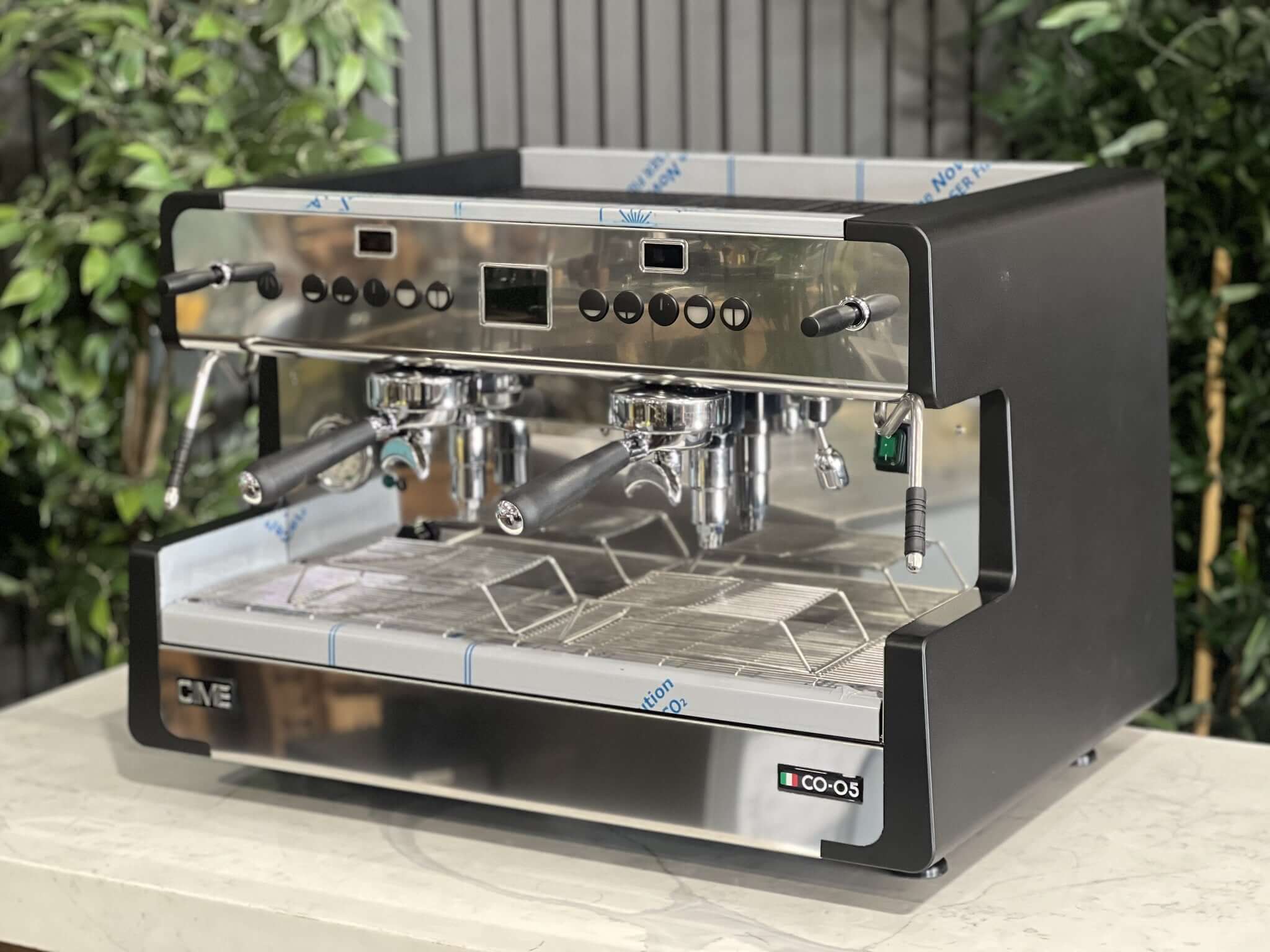 Cime Co-05 Multi Boiler Pid 2 Group Espresso Coffee Machine Brand New Black & Stainless
