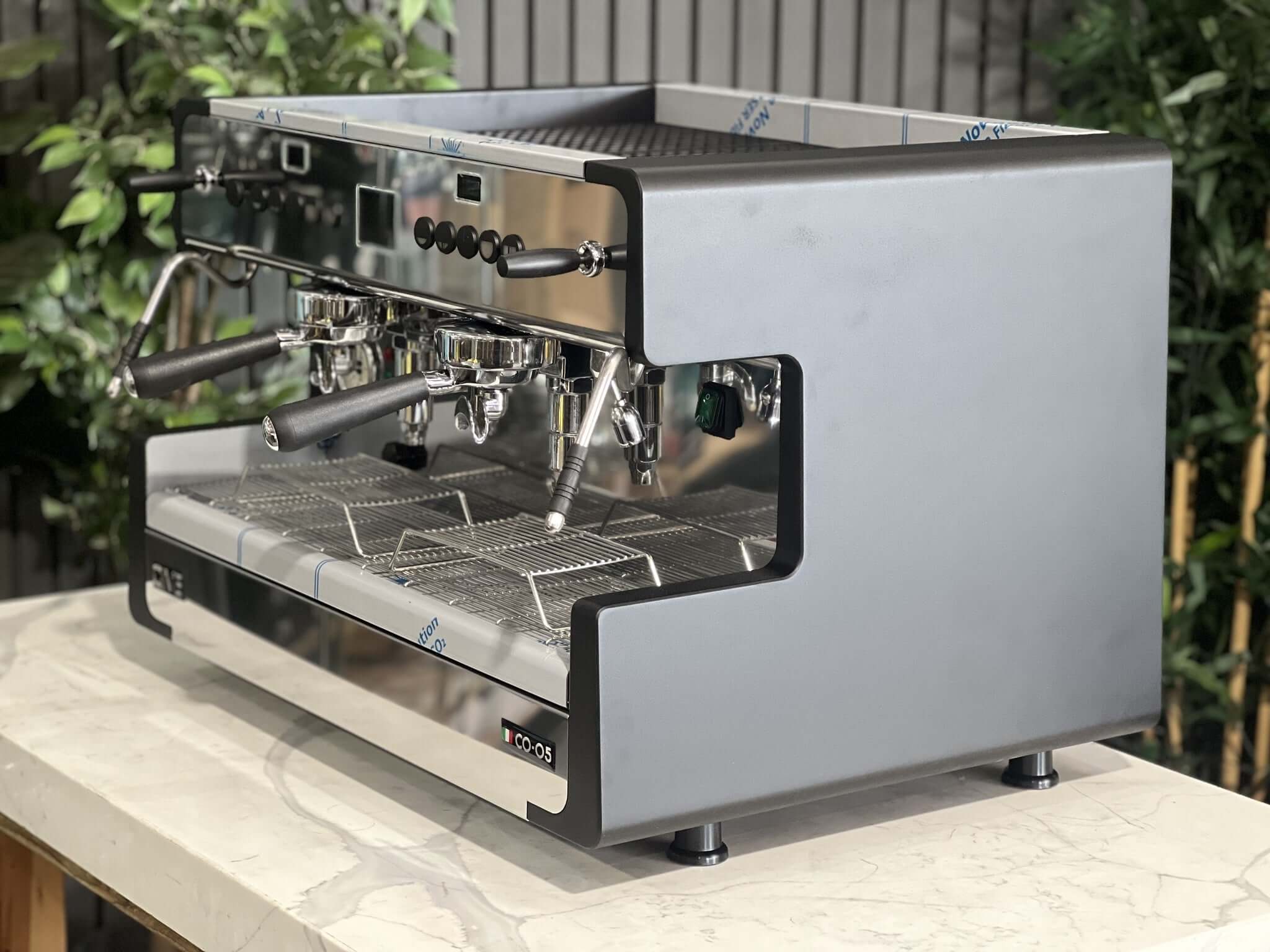 Cime Co-05 Multi Boiler Pid 2 Group Espresso Coffee Machine Brand New Black & Stainless