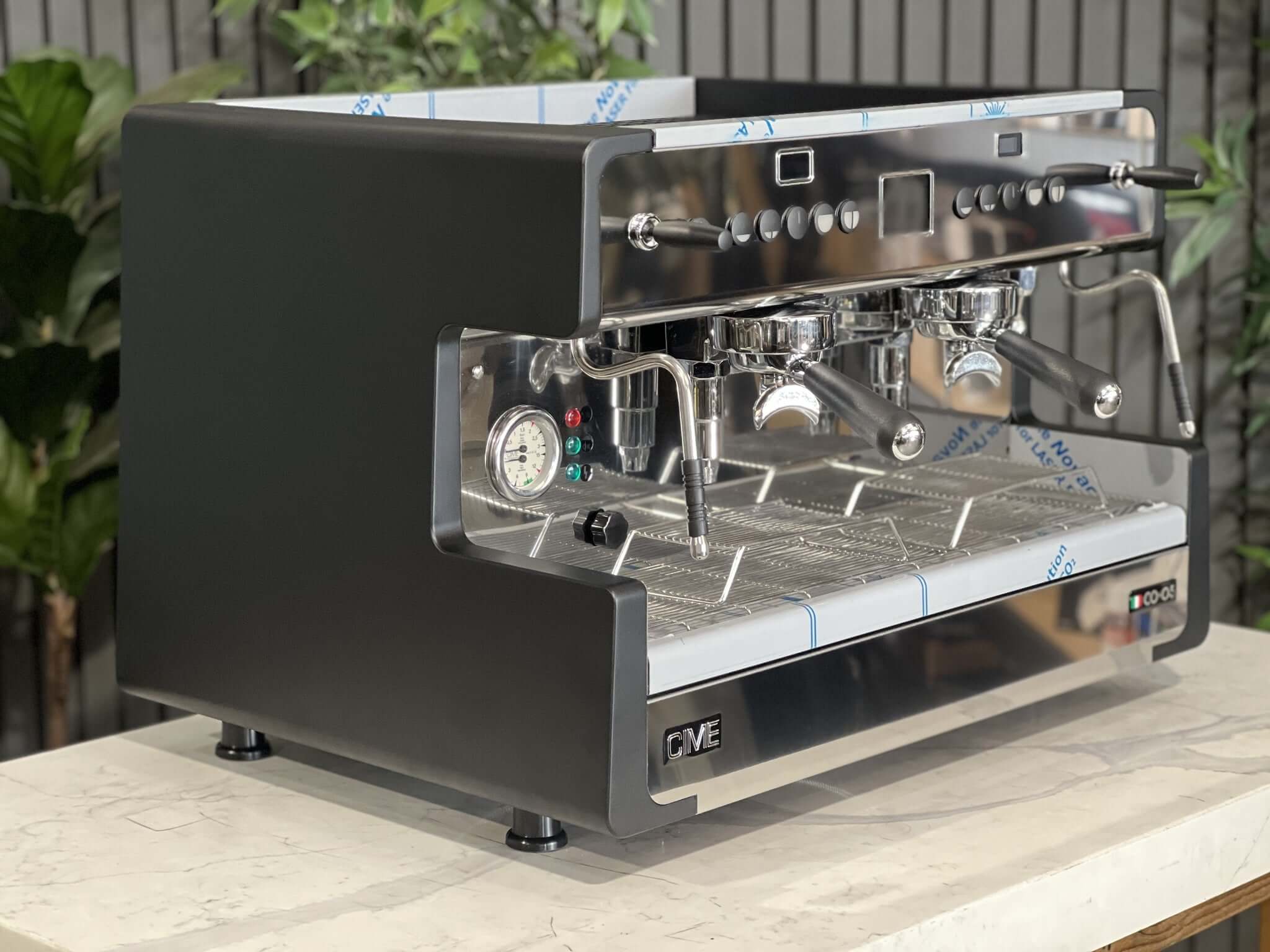 Cime Co-05 Multi Boiler Pid 2 Group Espresso Coffee Machine Brand New Black & Stainless