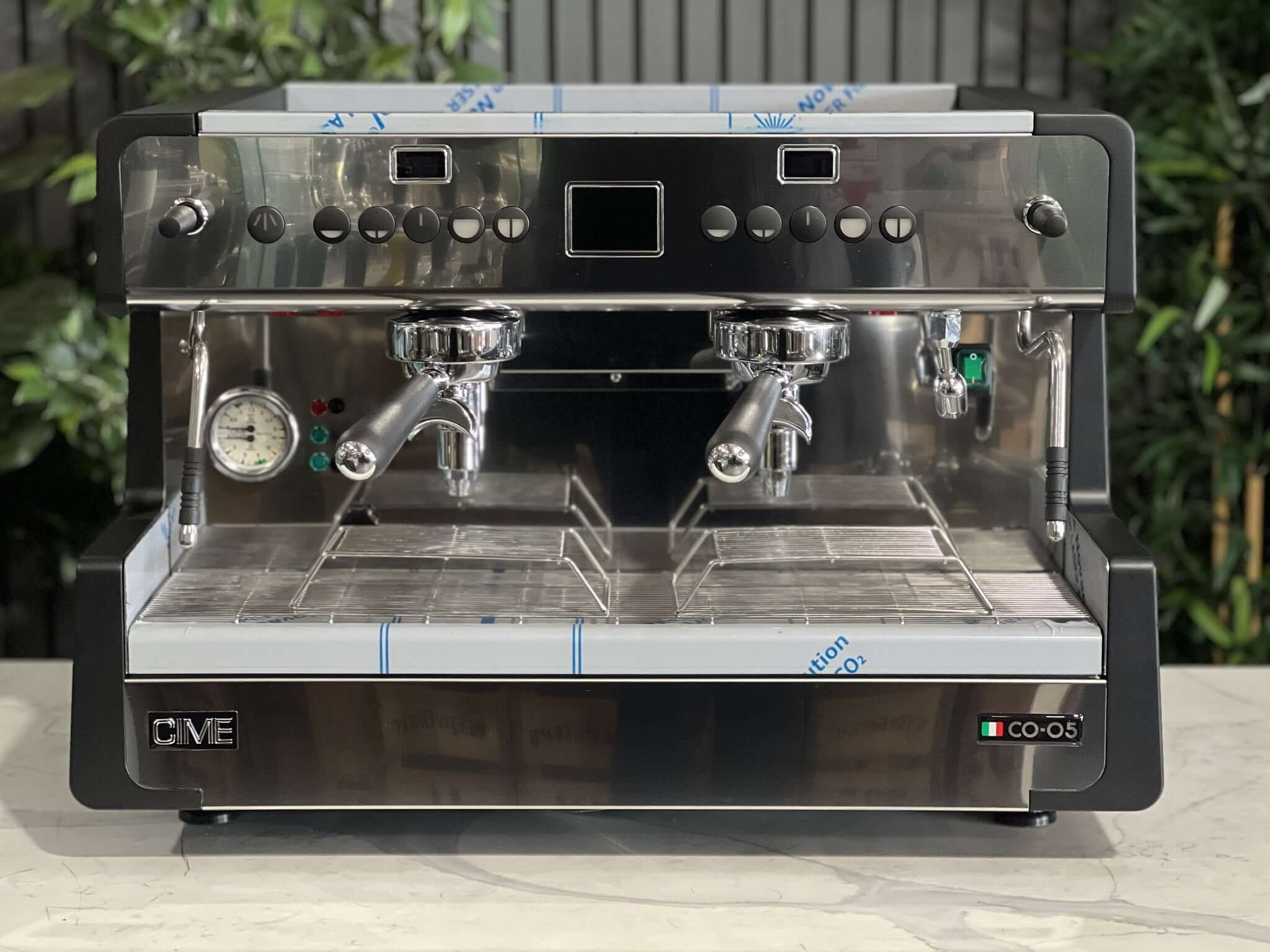 Cime Co-05 Multi Boiler Pid 2 Group Espresso Coffee Machine Brand New Black & Stainless
