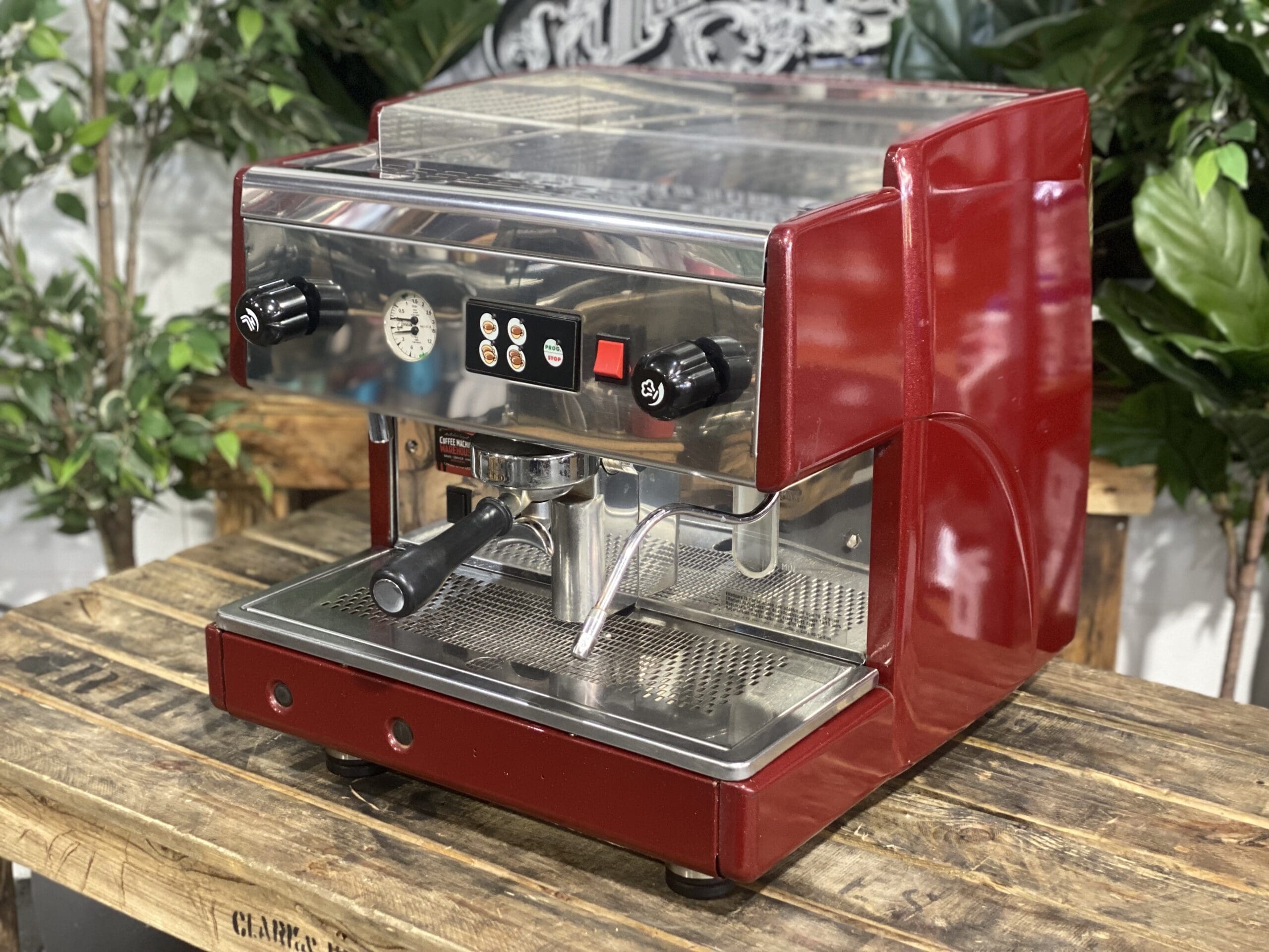 CMA 1 Group Red Espresso Coffee Machine - Used