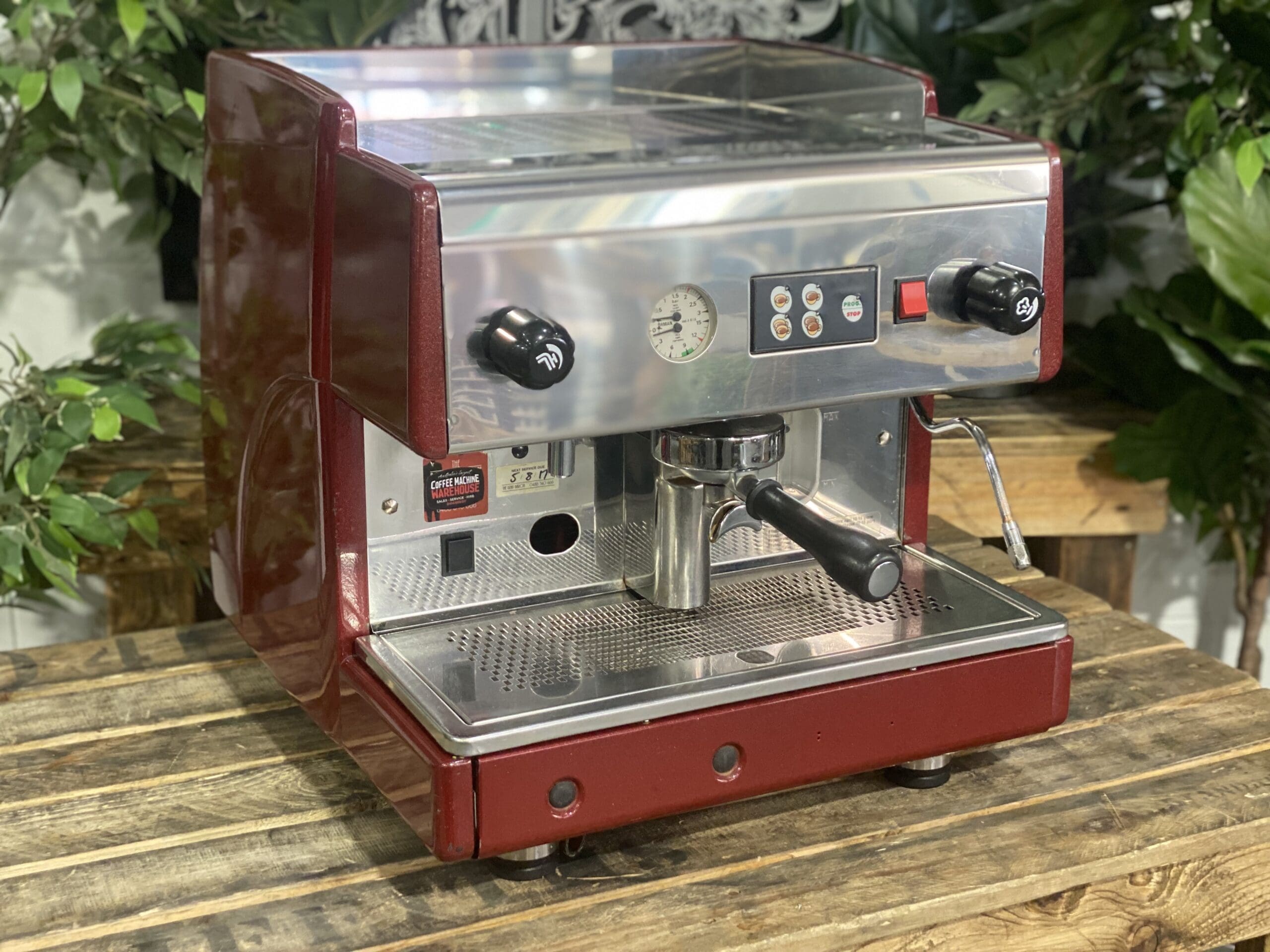 CMA 1 Group Red Espresso Coffee Machine - Used