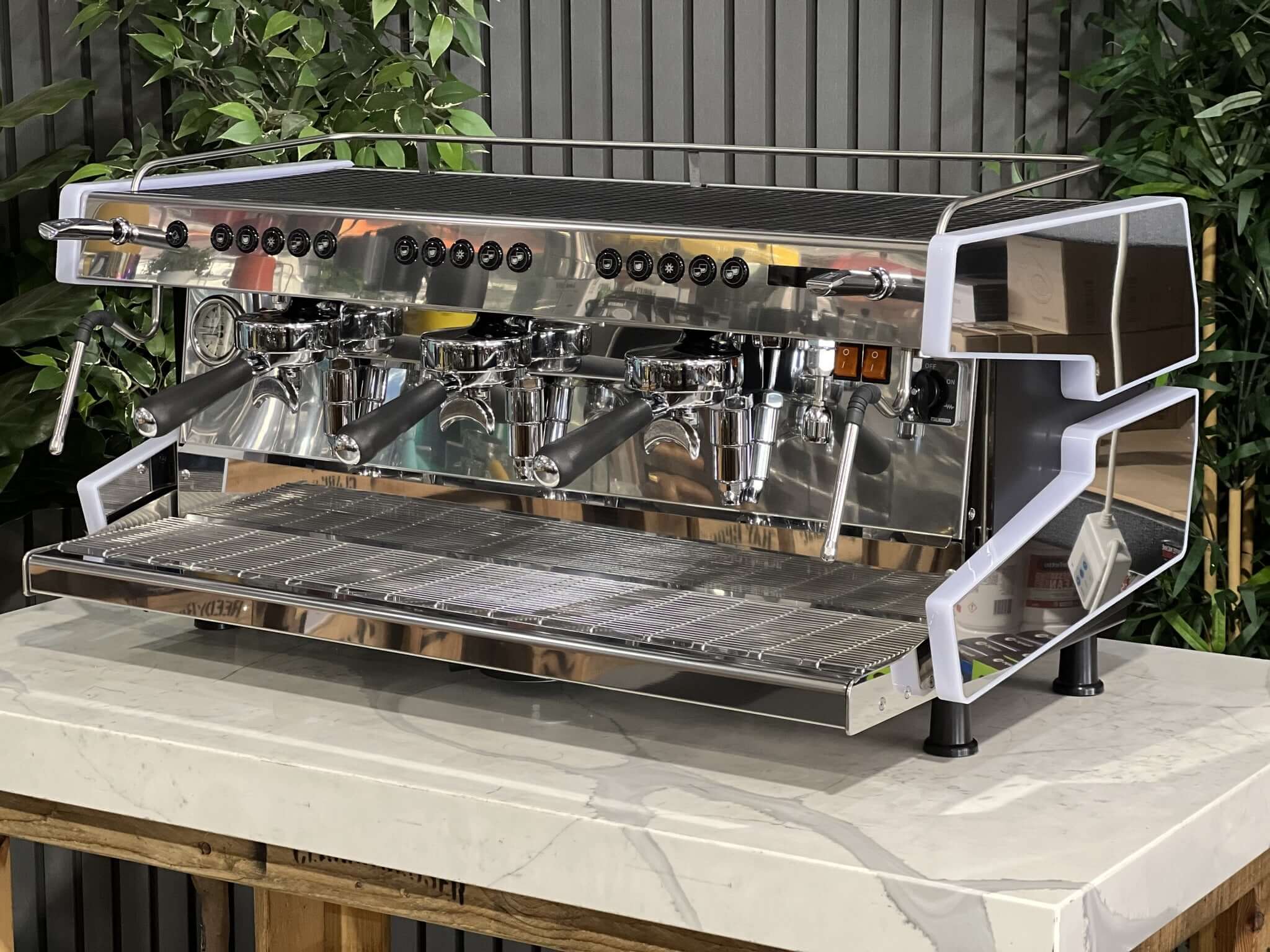 Cime Co-03 Neo E61 3 Group White & Stainless Steel Espresso Coffee Machine