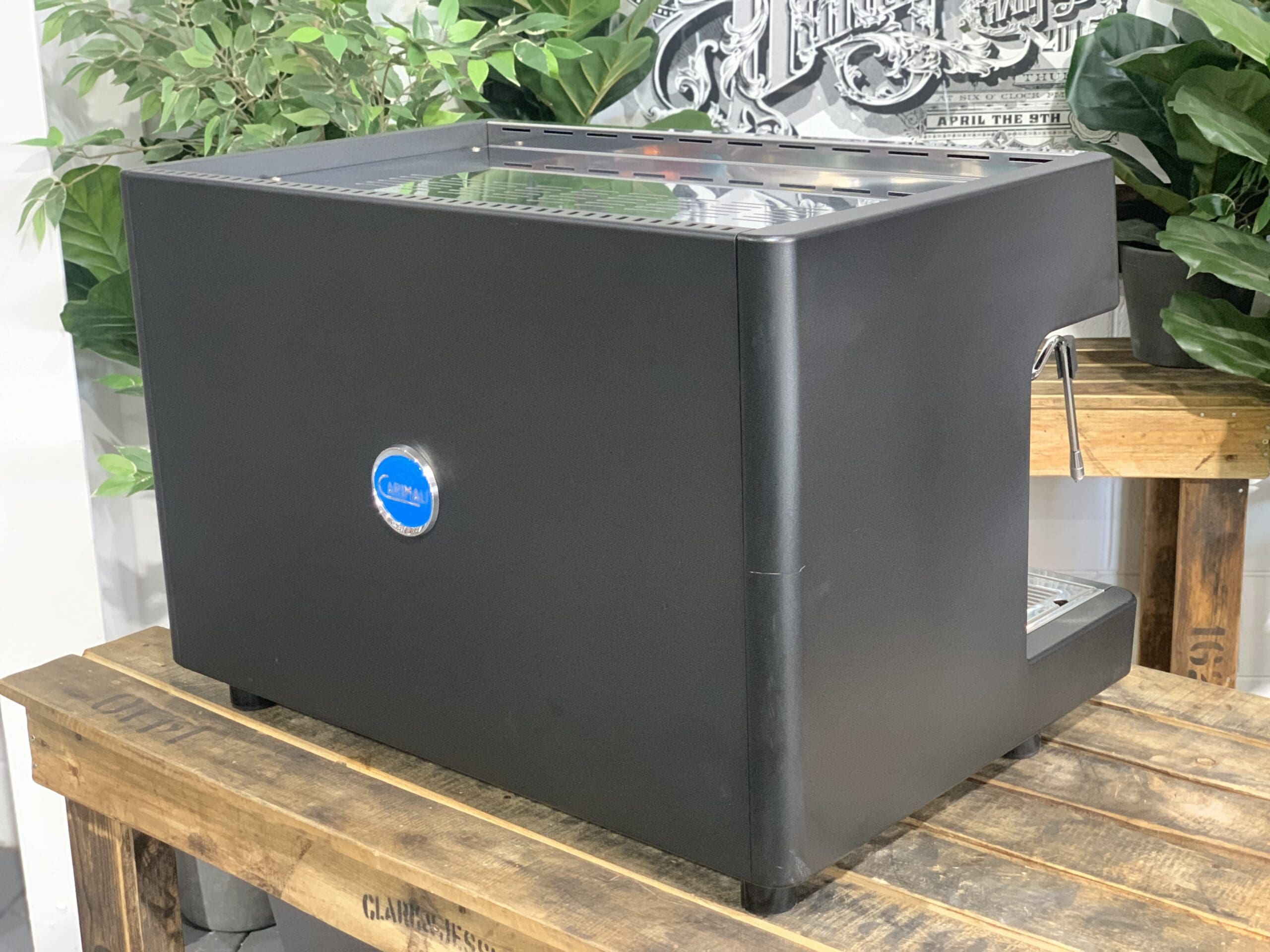 Carimali Cento 2 Group Black High Cup Espresso Coffee Machine - Used