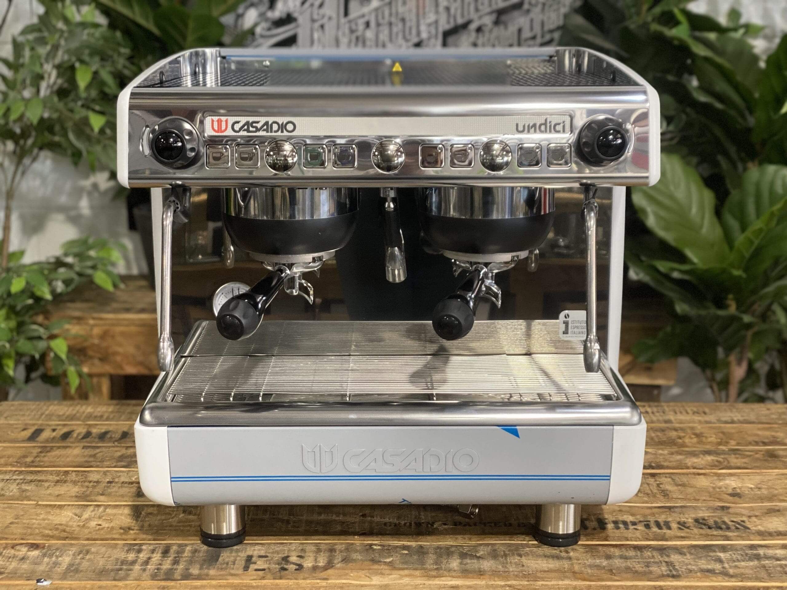 Casadio Undici Compact 2 Group White and Stainless - New