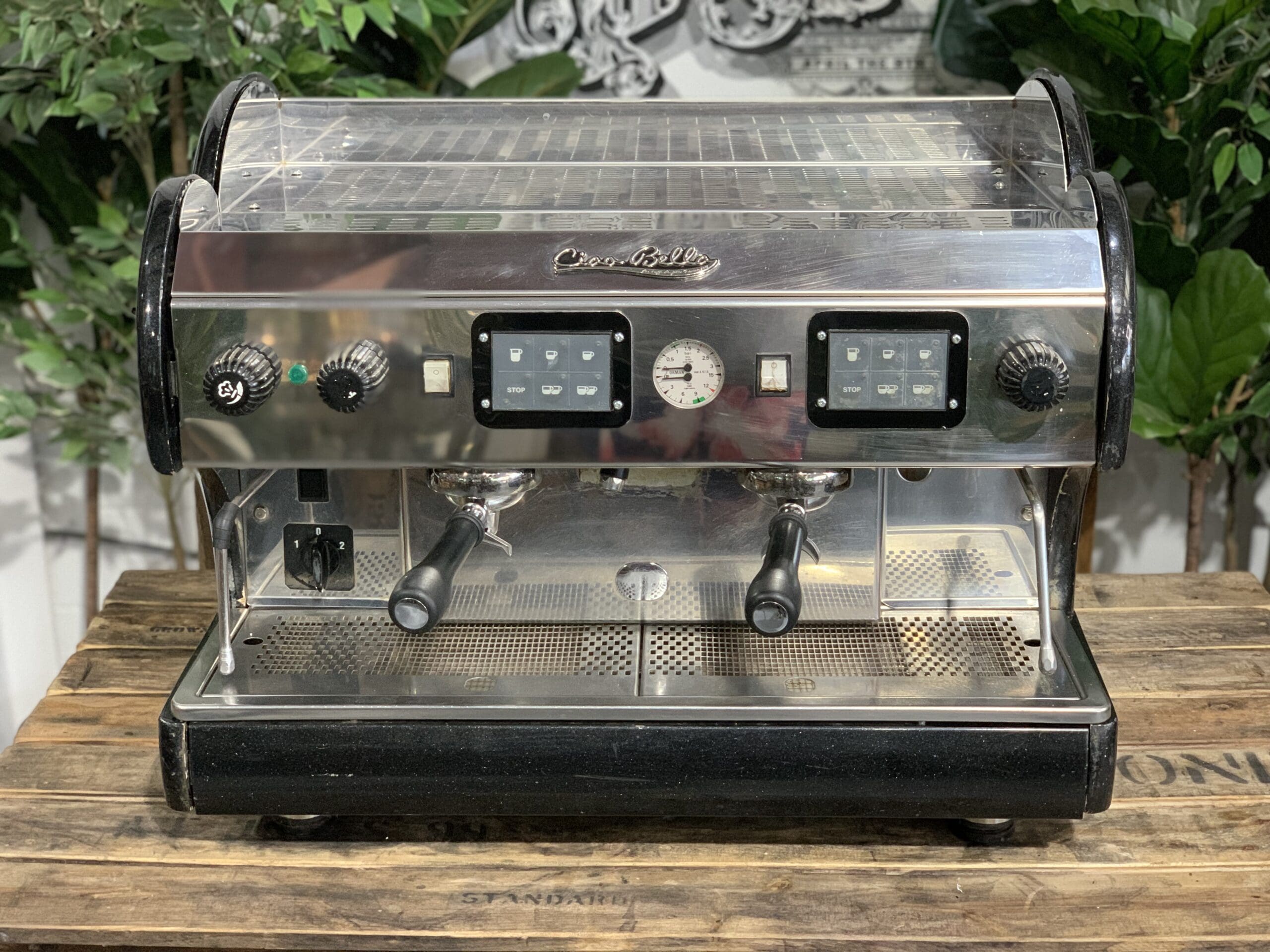 Ciao Bella 2 Group - Black Espresso Machine - Used