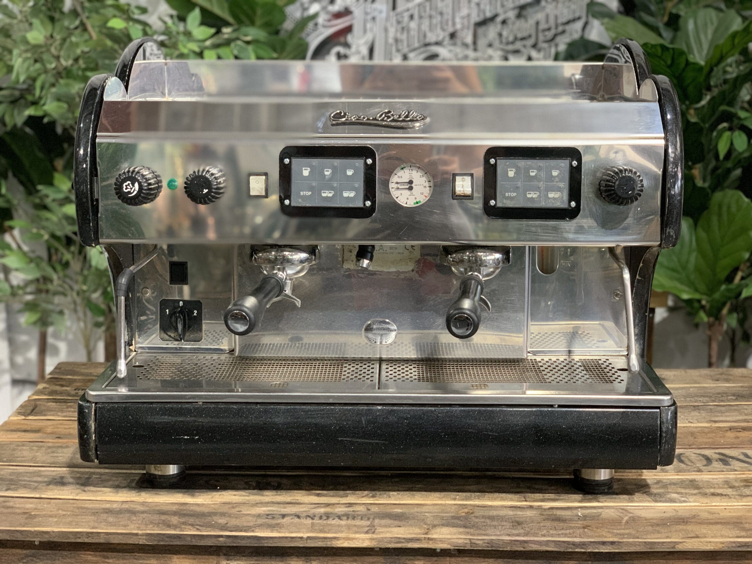 Ciao Bella 2 Group - Black Espresso Machine - Used
