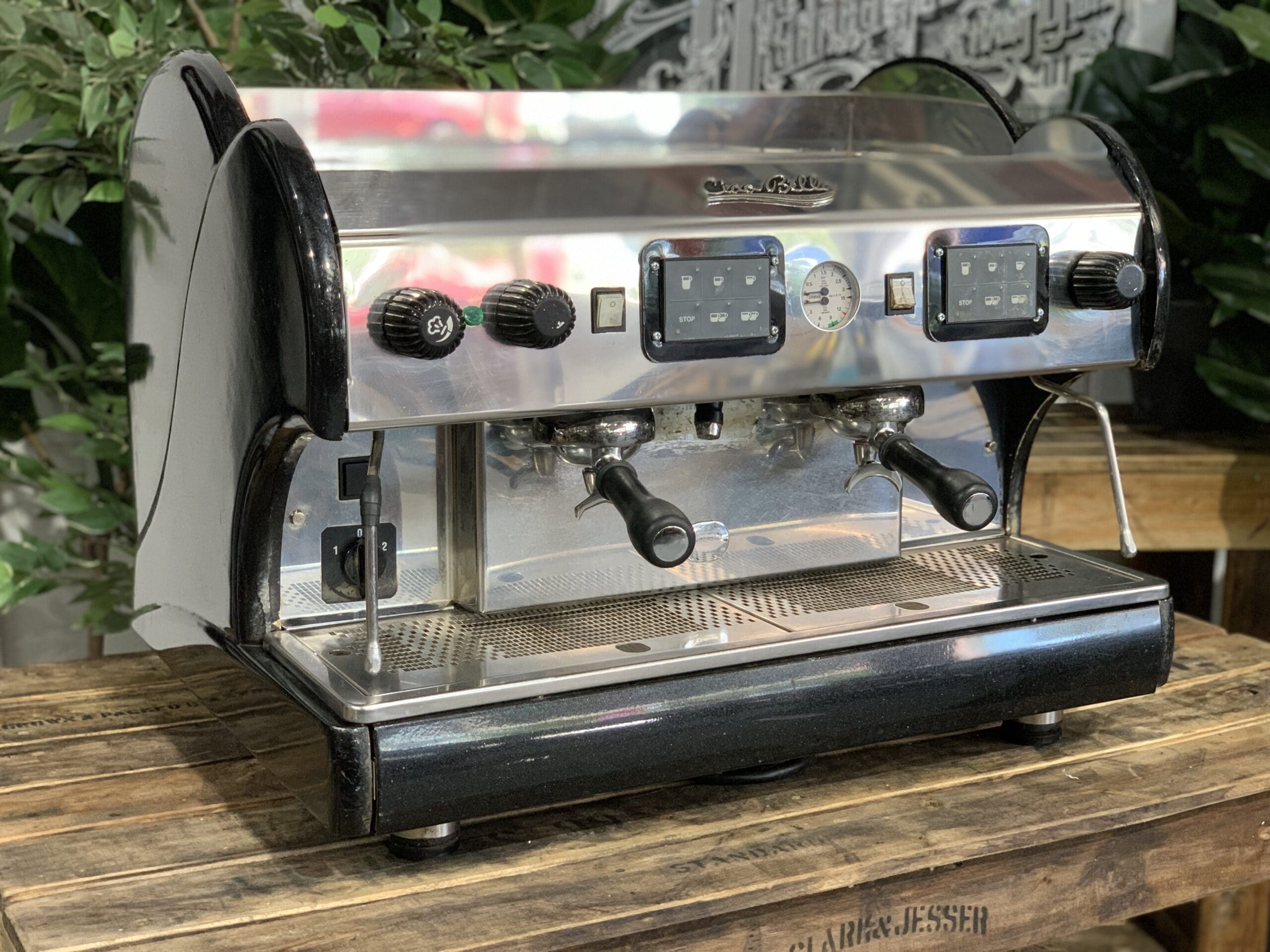 Ciao Bella 2 Group - Black Espresso Machine - Used
