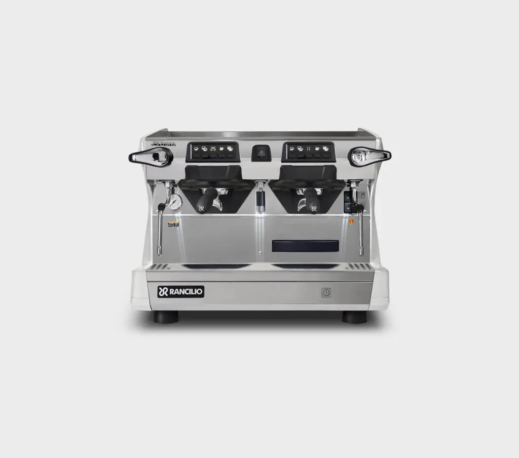 Rancilio Classe 5 USB Crono Tall 2 Group Compact Coffee Machine Ice White - New