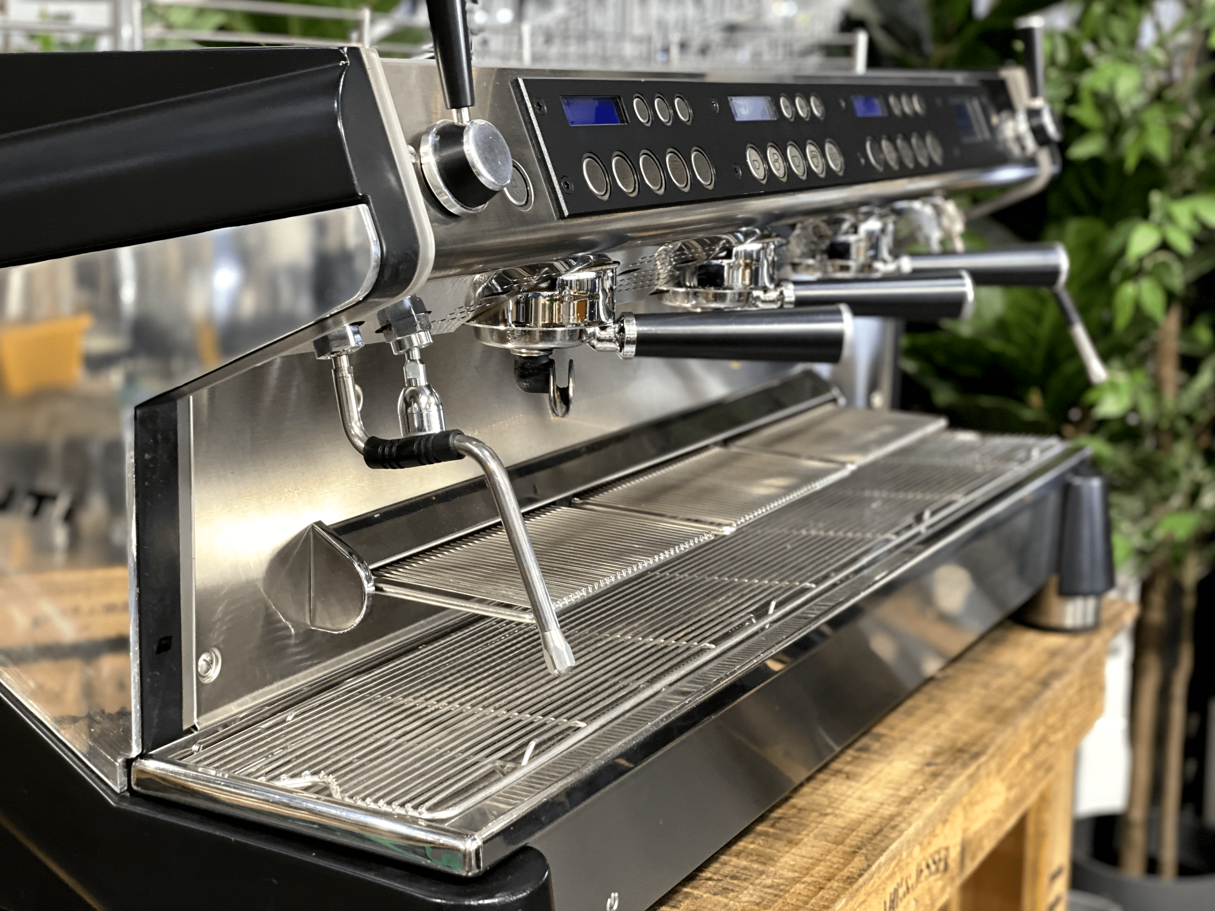 Conti Monte Carlo 3 Group Black Espresso Coffee Machine - Used