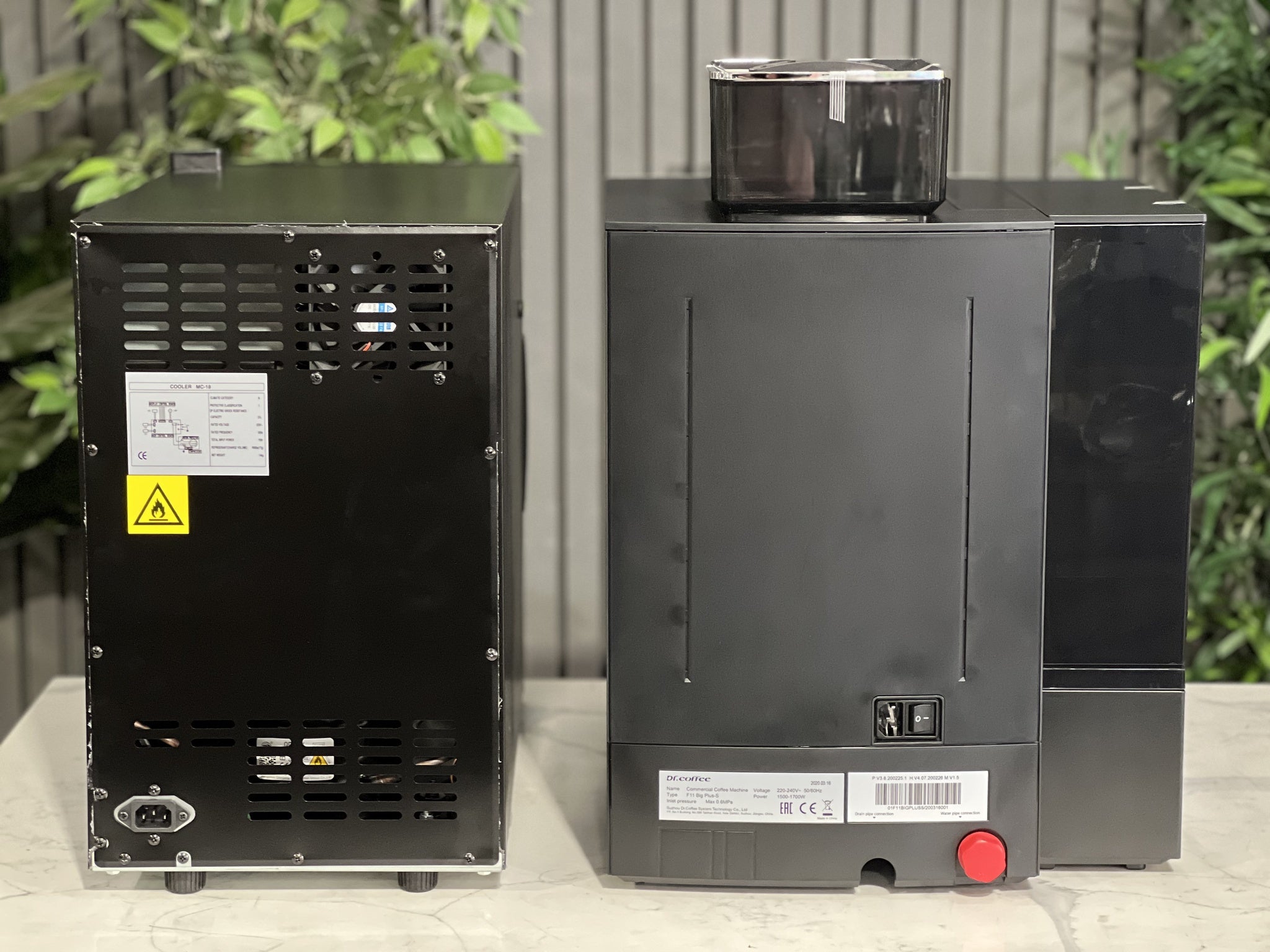 Dr Coffee F11 Big With SC08 Milk Fridge Fully Automatic New Black