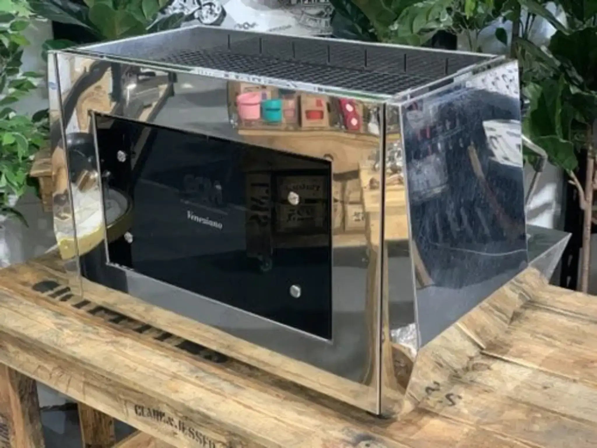 ECM Veneziano 2 Group Stainless Steel Coffee Machine