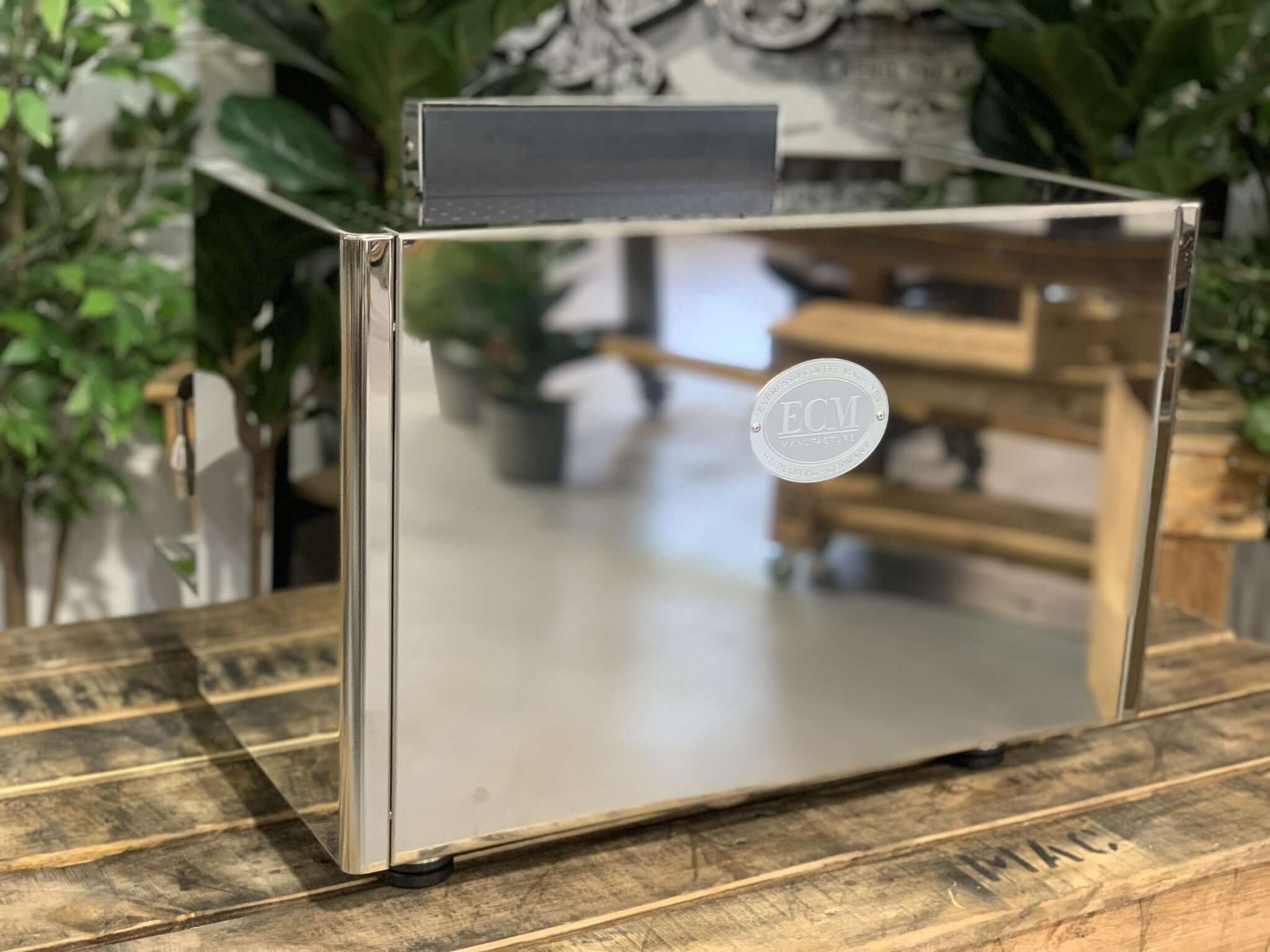 Ecm Elektronika Profi Due 2 Group Stainless Steel Brand New Espresso Coffee Machine