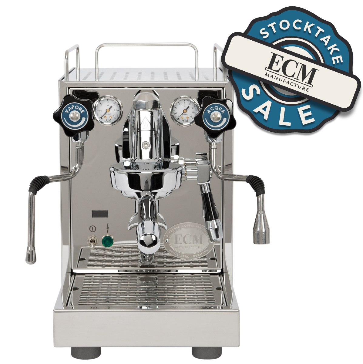 ECM Mechanika VI Slim PID 1 Group Coffee Machine Stainless - New