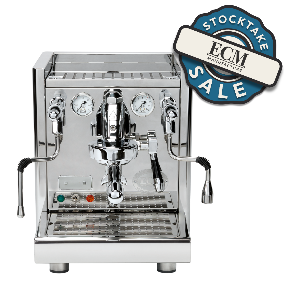 ECM Technika V Profi Rotary PID 1 Group Coffee Machine Stainless - New