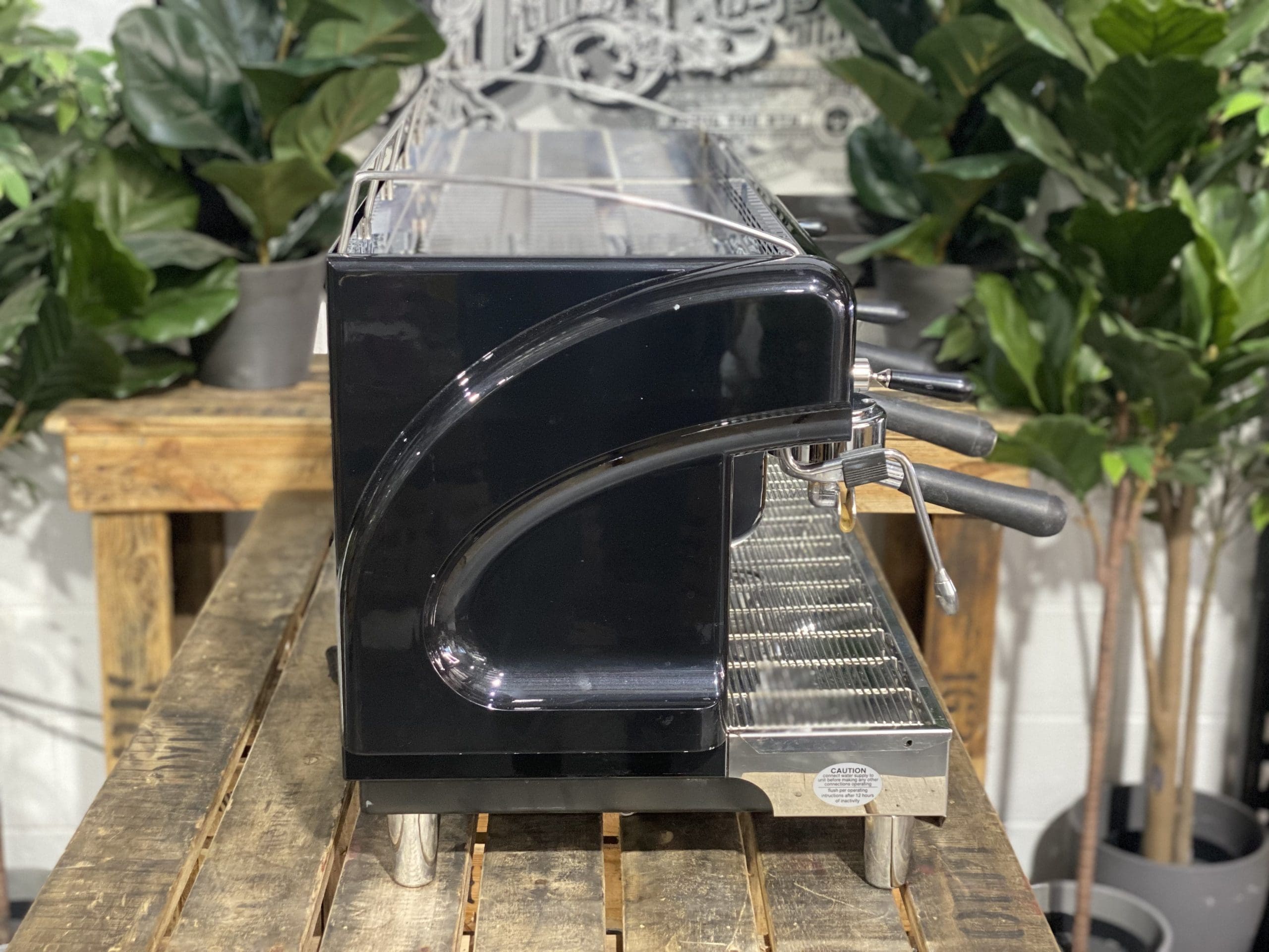 Elektra Maxi 3 Group Black Espresso Coffee Machine - Used