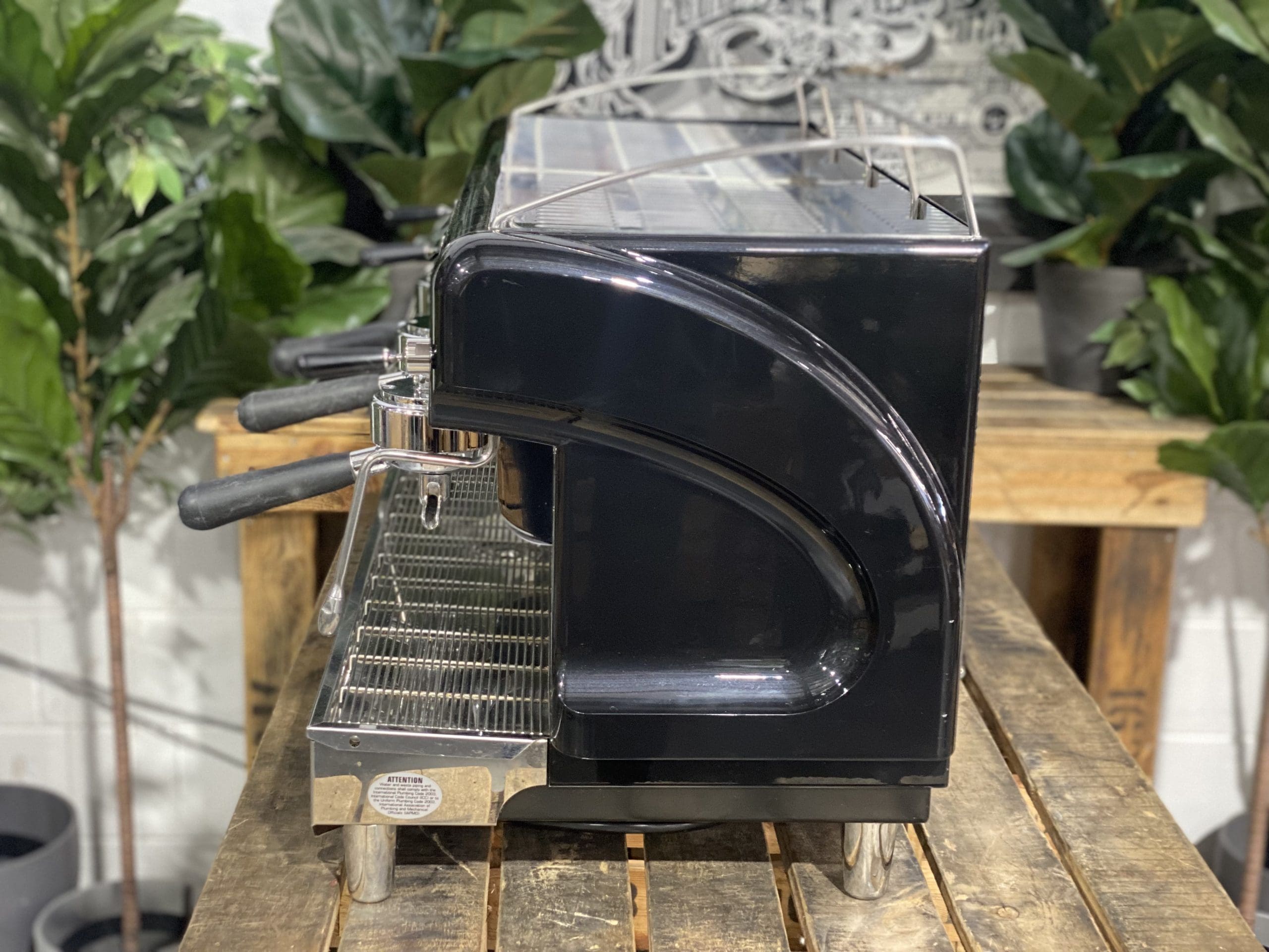 Elektra Maxi 3 Group Black Espresso Coffee Machine - Used