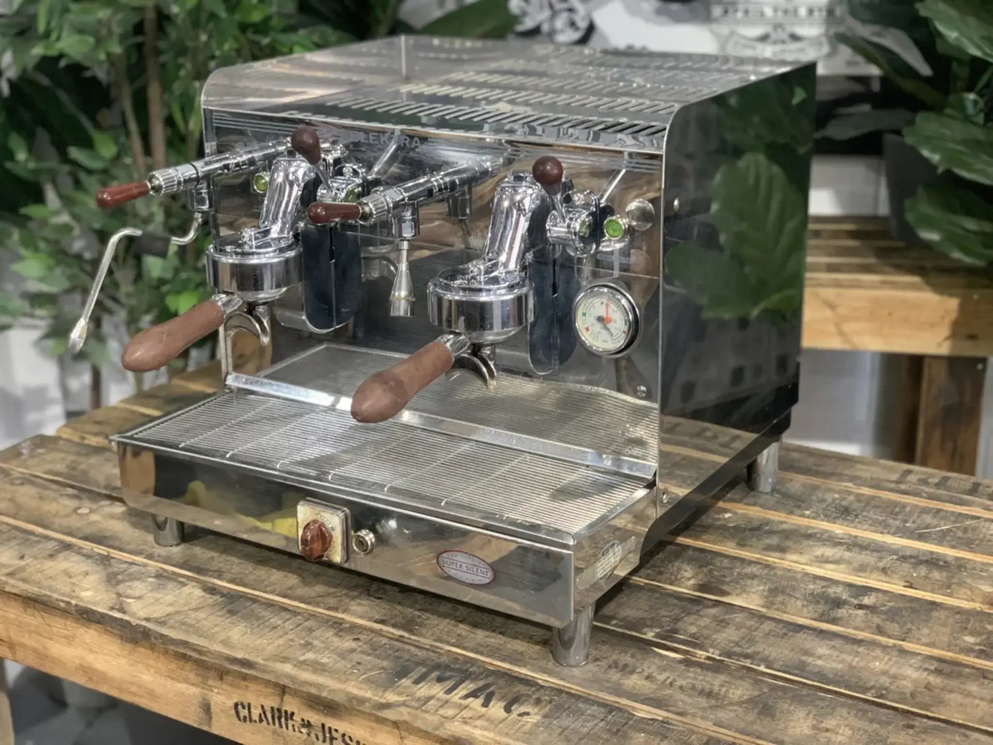 Elektra Sixties T3 Compact Volumetric 2 Group Used Stainless