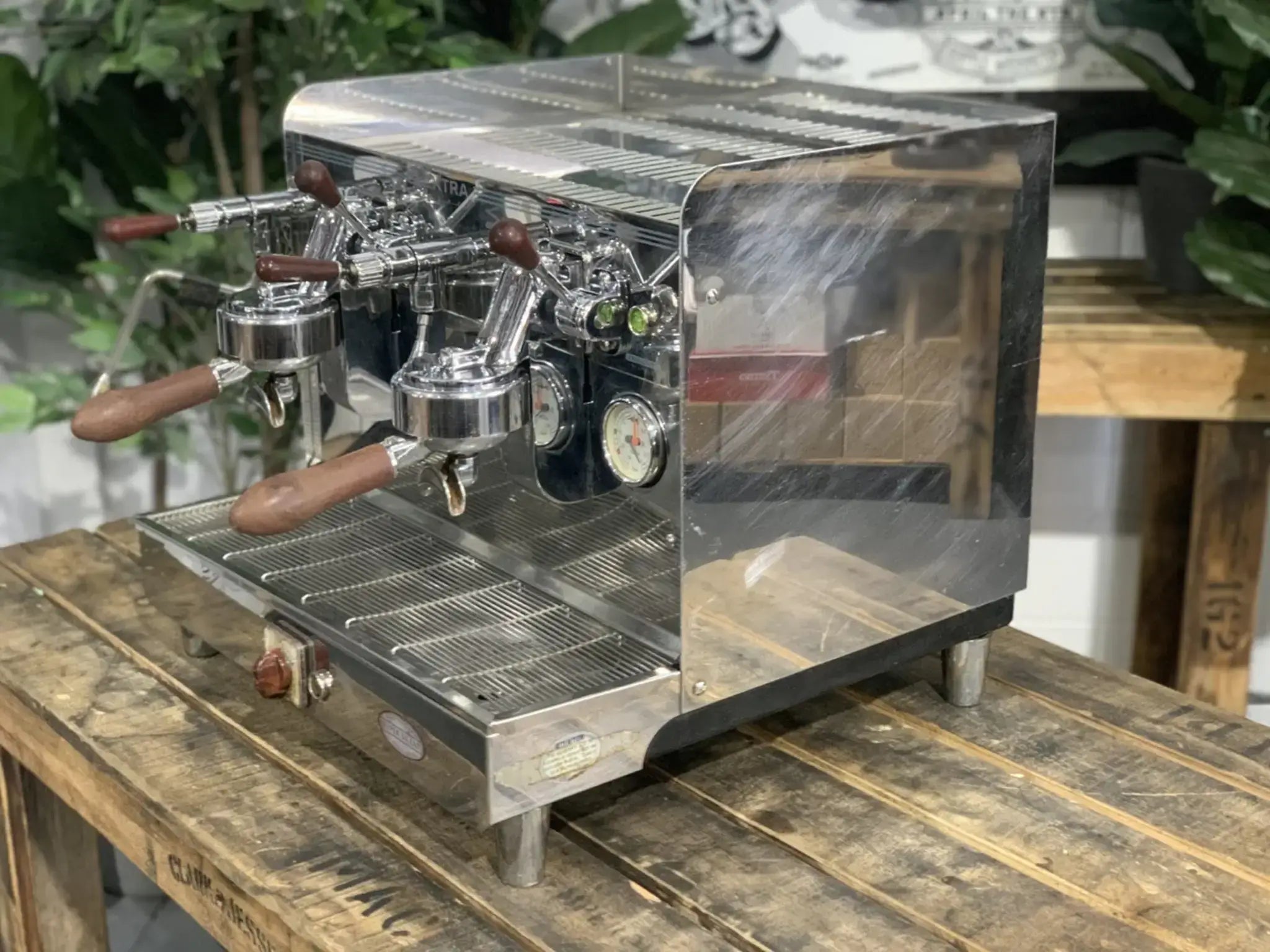 Elektra Sixties T3 Compact Volumetric 2 Group Used Stainless