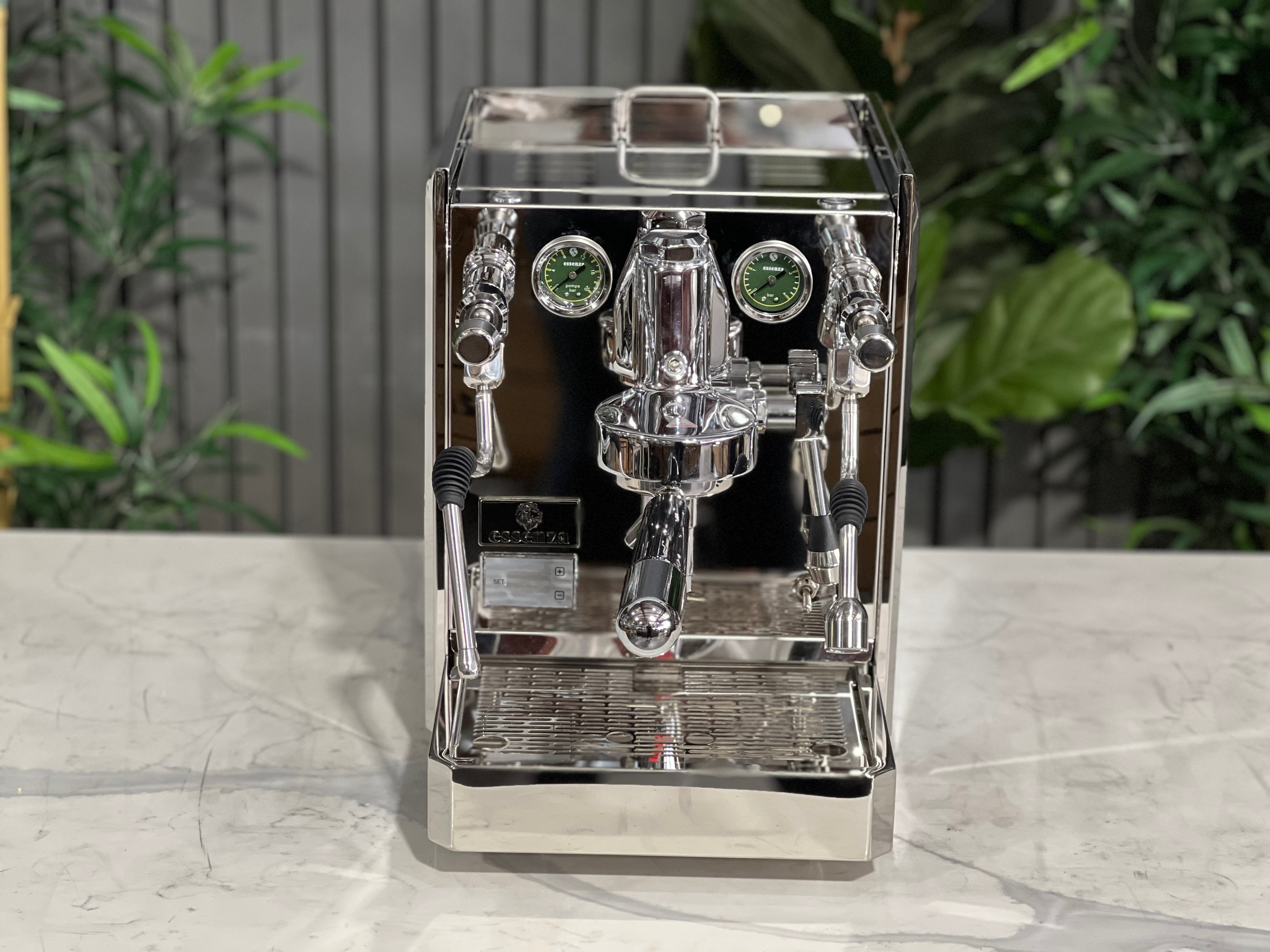 Essenza Modena 1 Group Coffee Machine Stainless - New