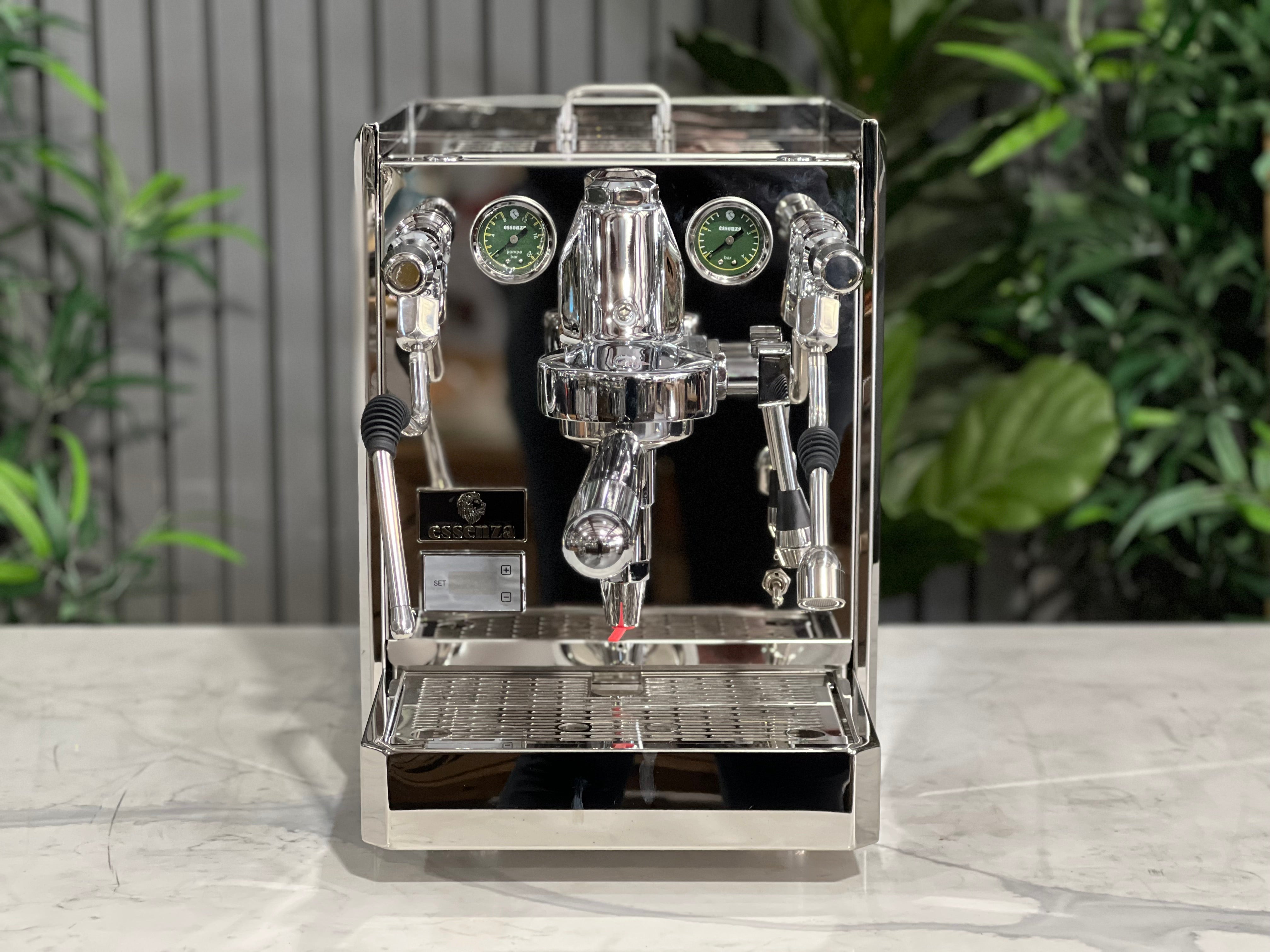 Essenza Modena 1 Group Coffee Machine Stainless - New