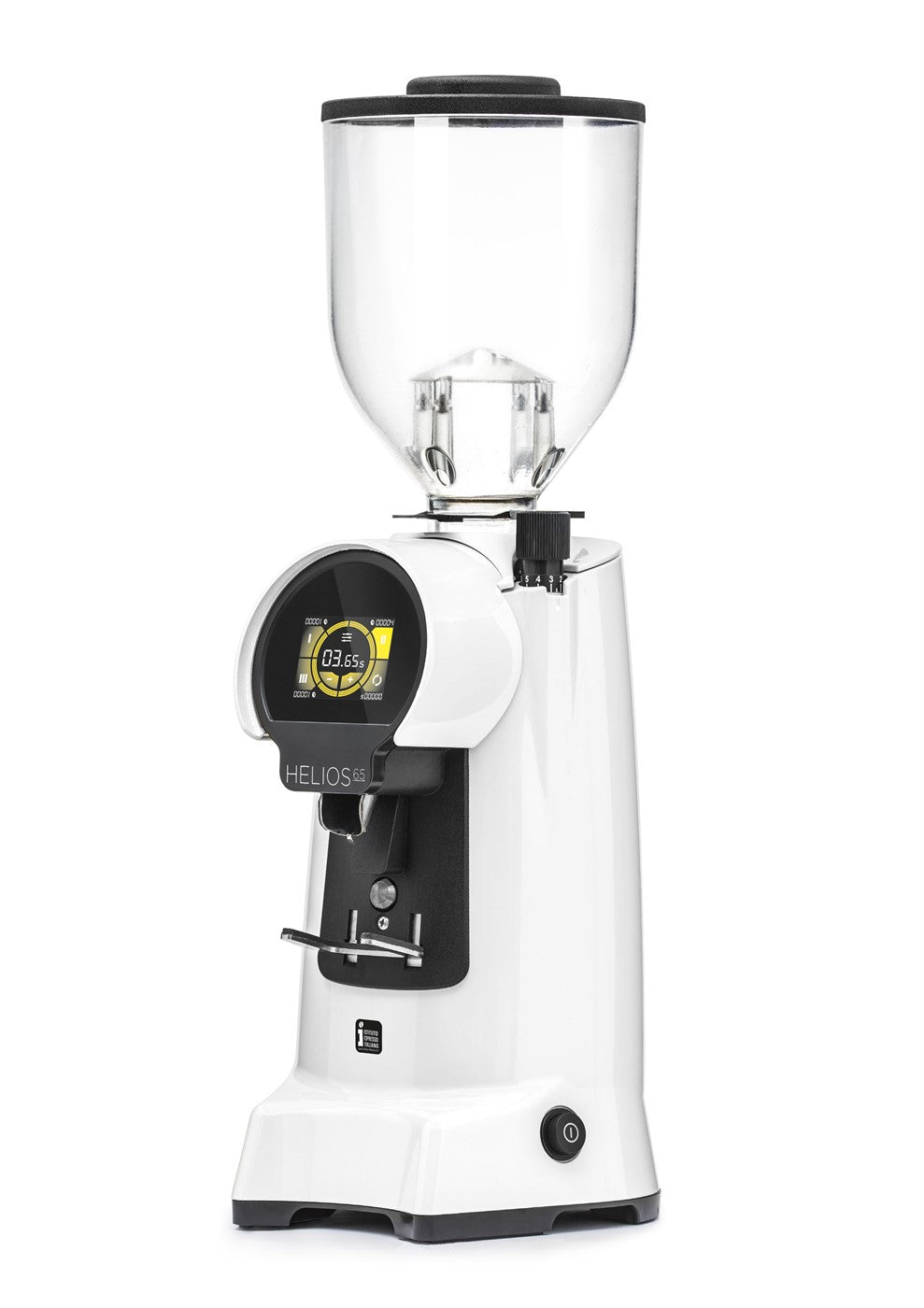 Eureka Helios 65E White Grinder- New