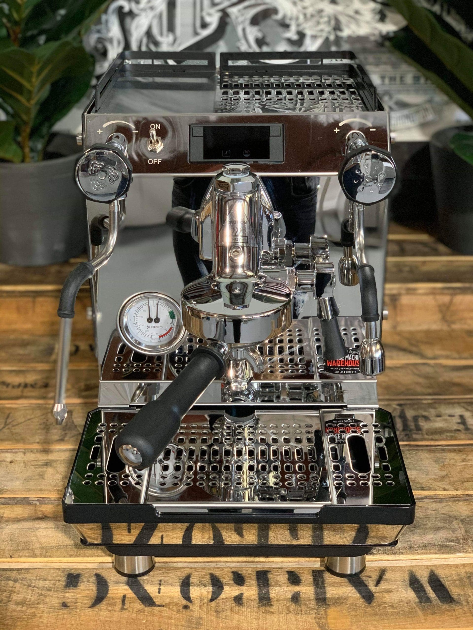 Expobar Crem One Single Boiler 1 Group Coffee Machine Stainless (1B) VP PID Vibrational Pump - New