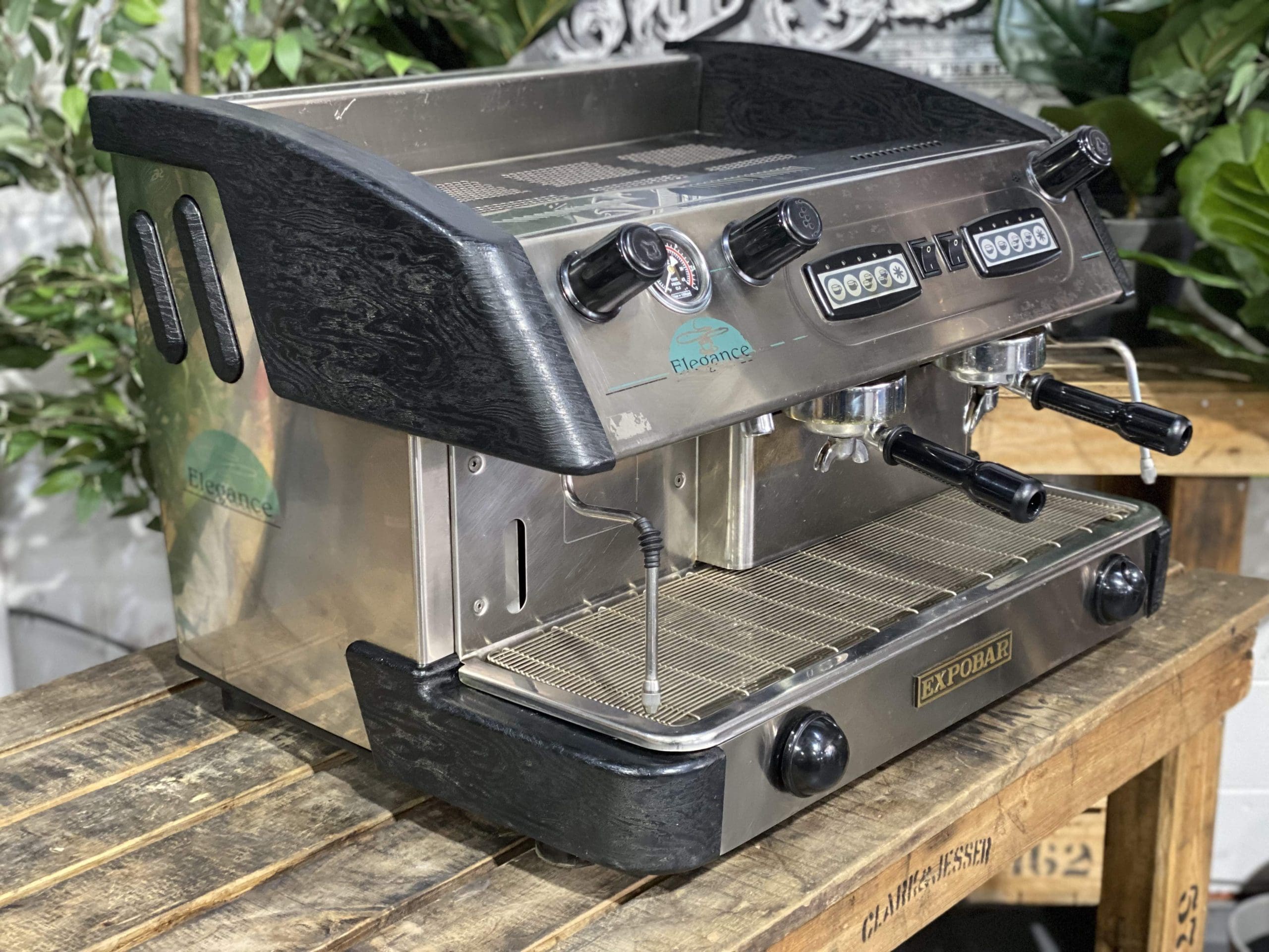 Expobar Elegance Low Cup 2 Group Black / Stainless - Used